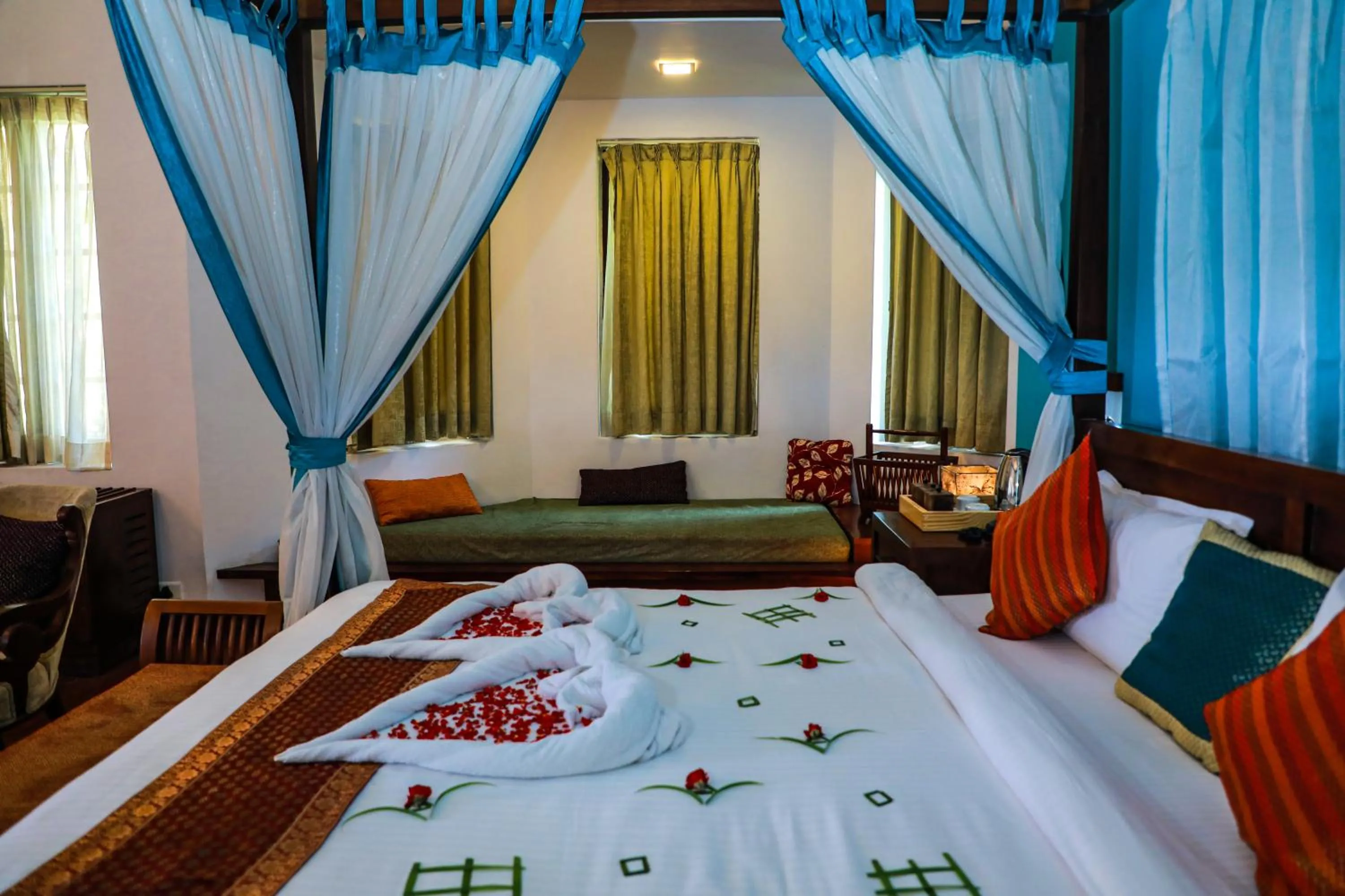 Bed in Old Lighthouse Bristow Hotel , Fort Kochi