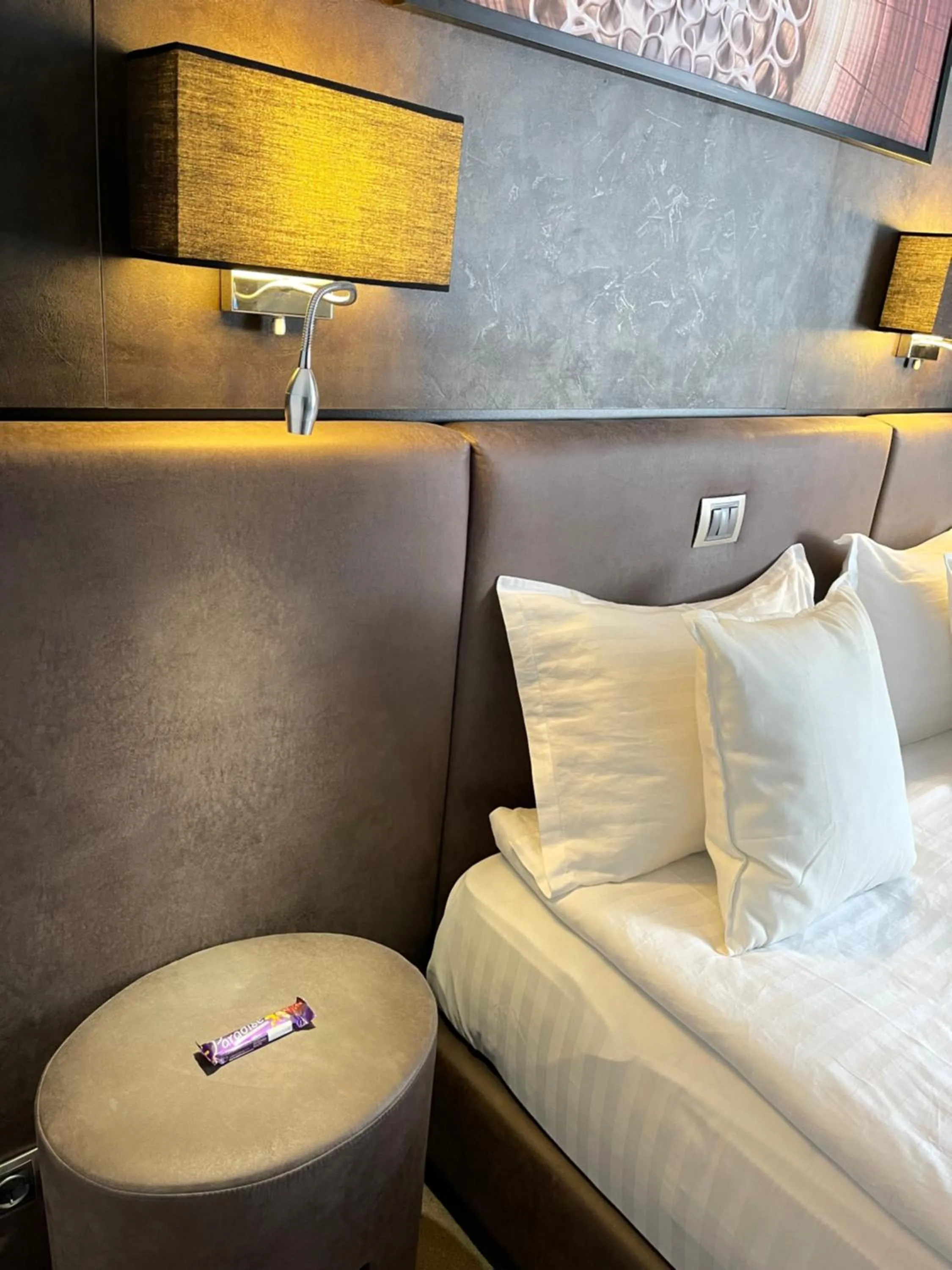 Decorative detail, Bed in Hotel Lux Divina