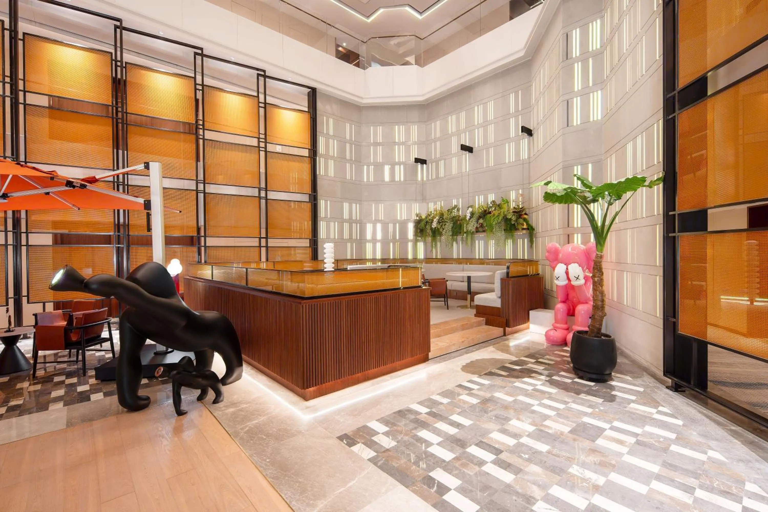 Seating area in Hilton Garden Inn Datong Pingcheng