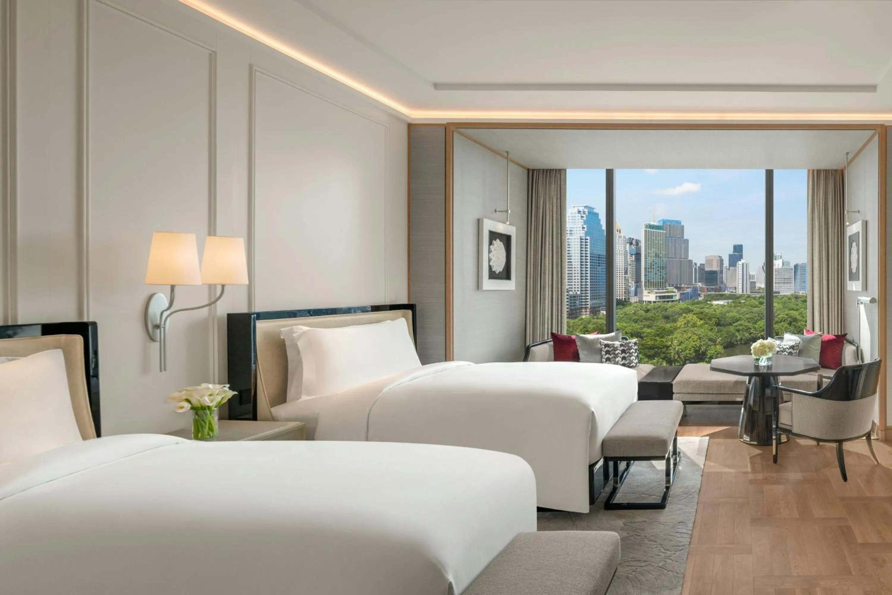 Bedroom, Bed in The Ritz-Carlton, Bangkok
