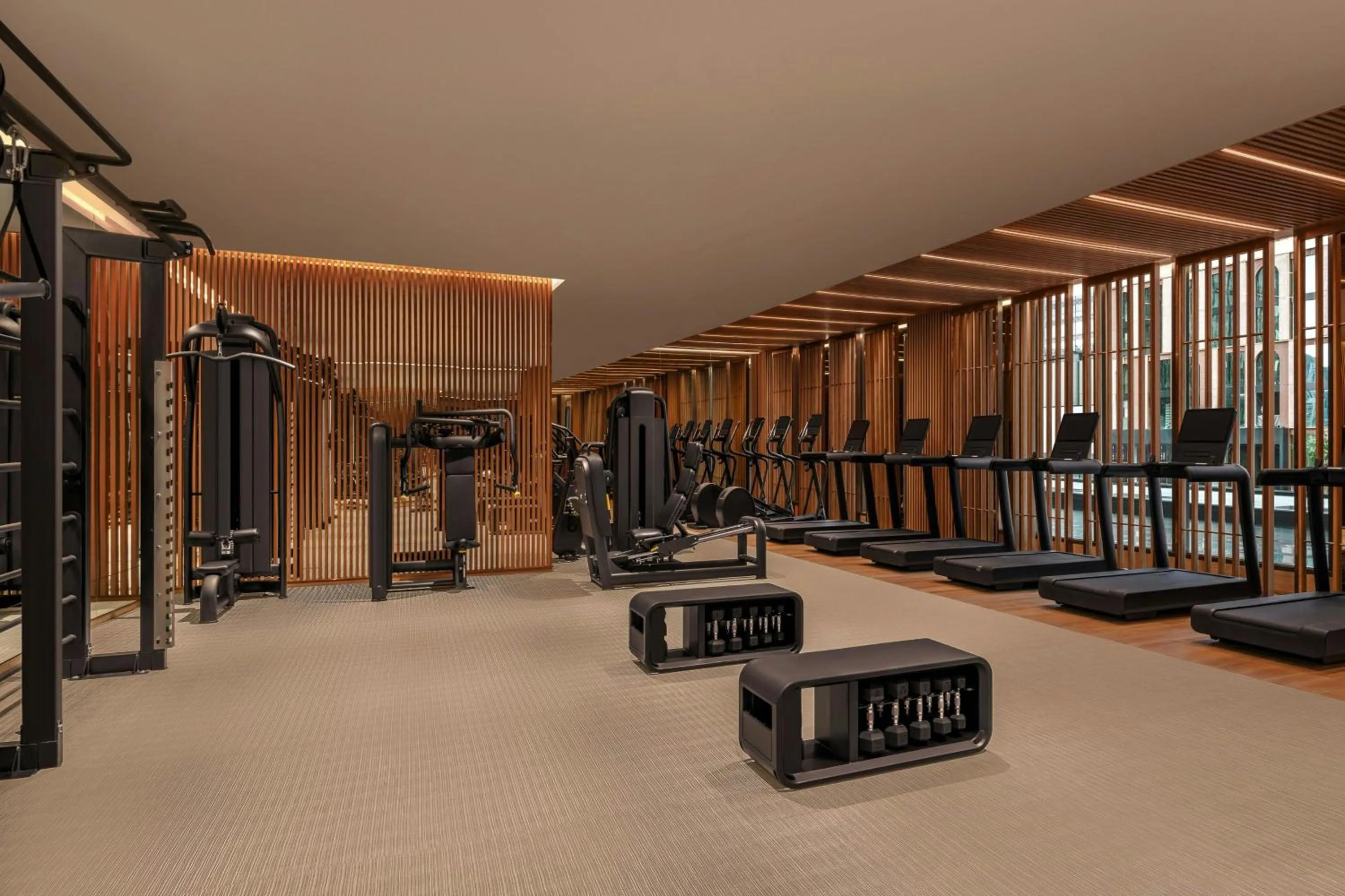 Fitness centre/facilities in The Ritz-Carlton, Bangkok