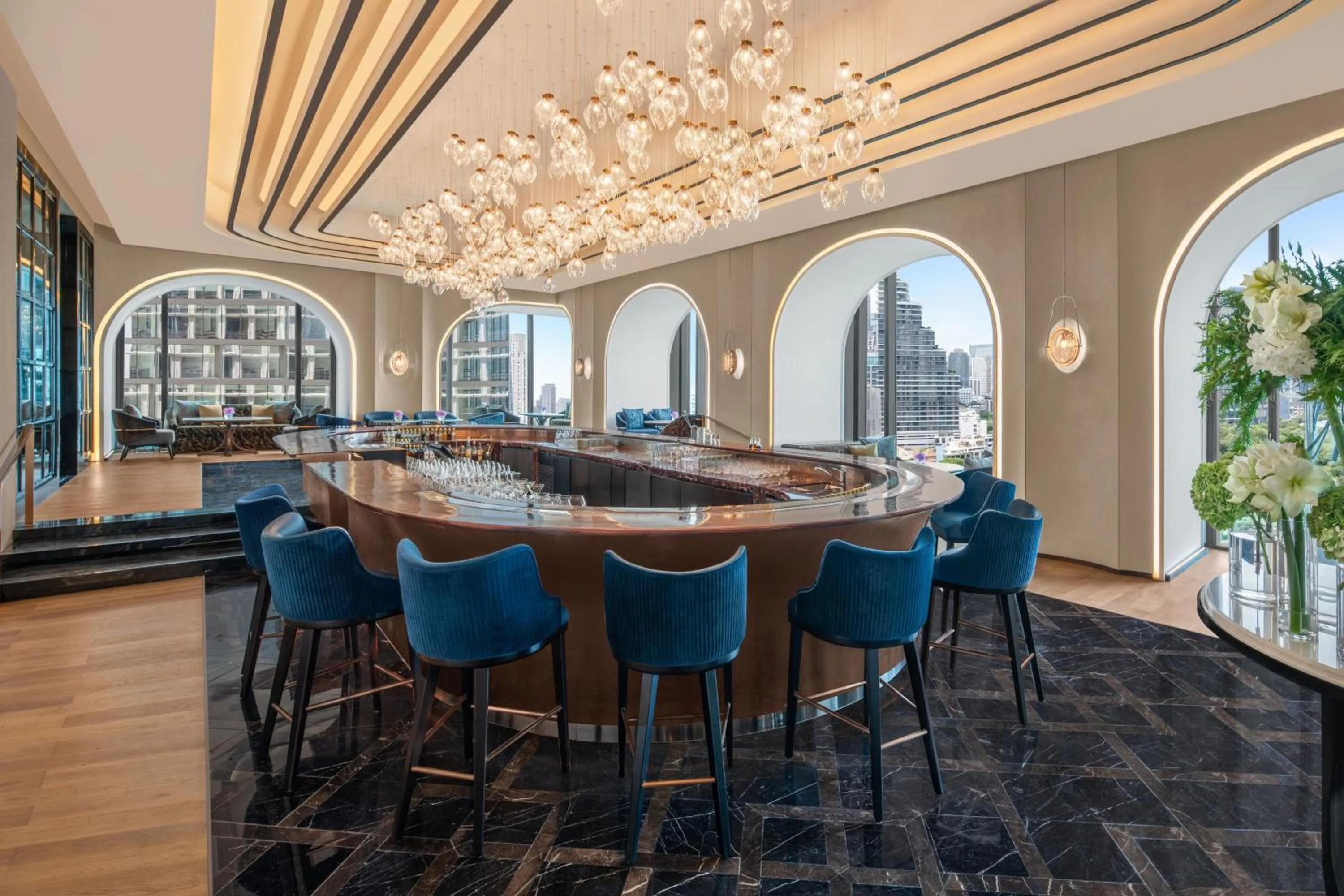 Lounge or bar in The Ritz-Carlton, Bangkok