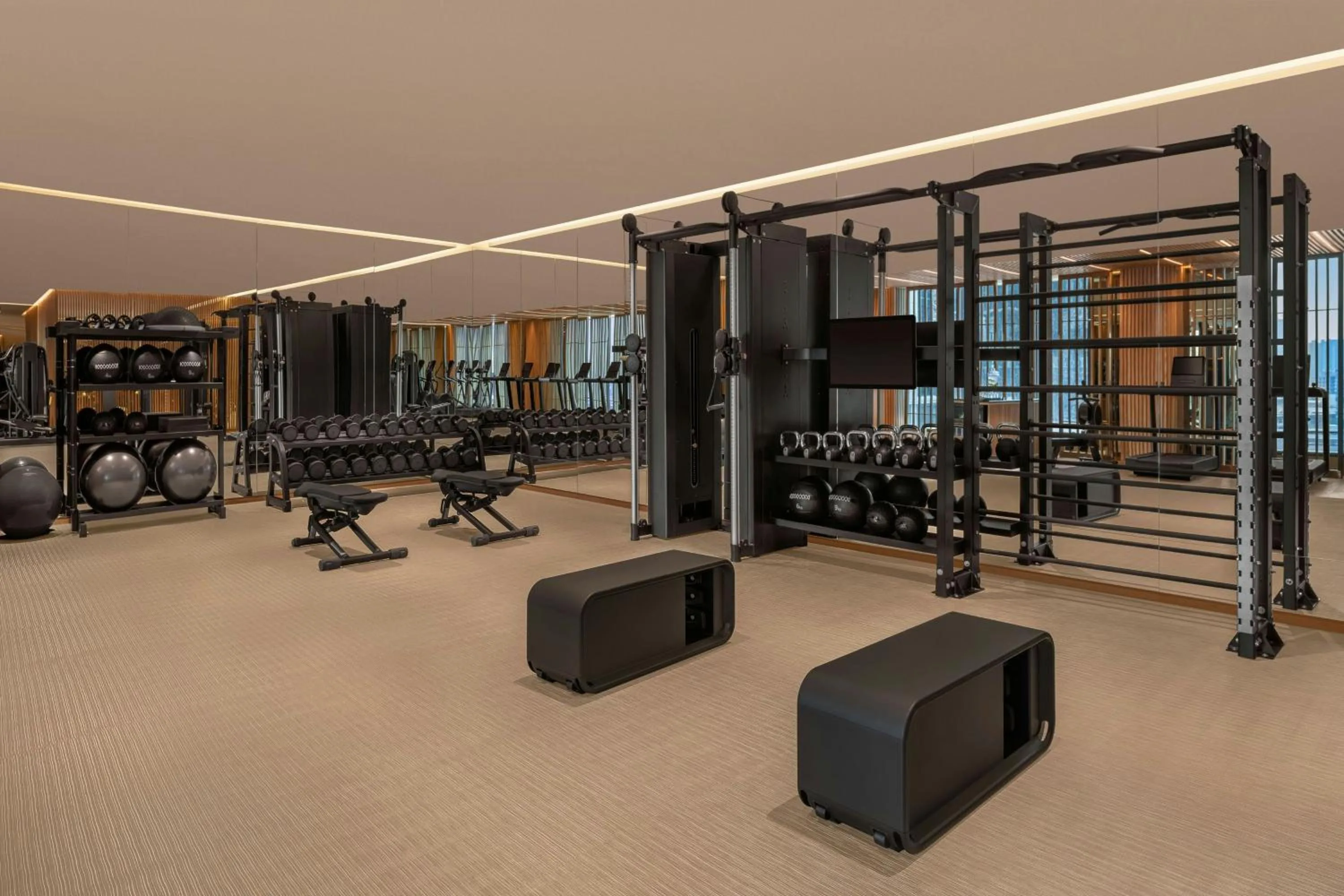 Fitness centre/facilities in The Ritz-Carlton, Bangkok