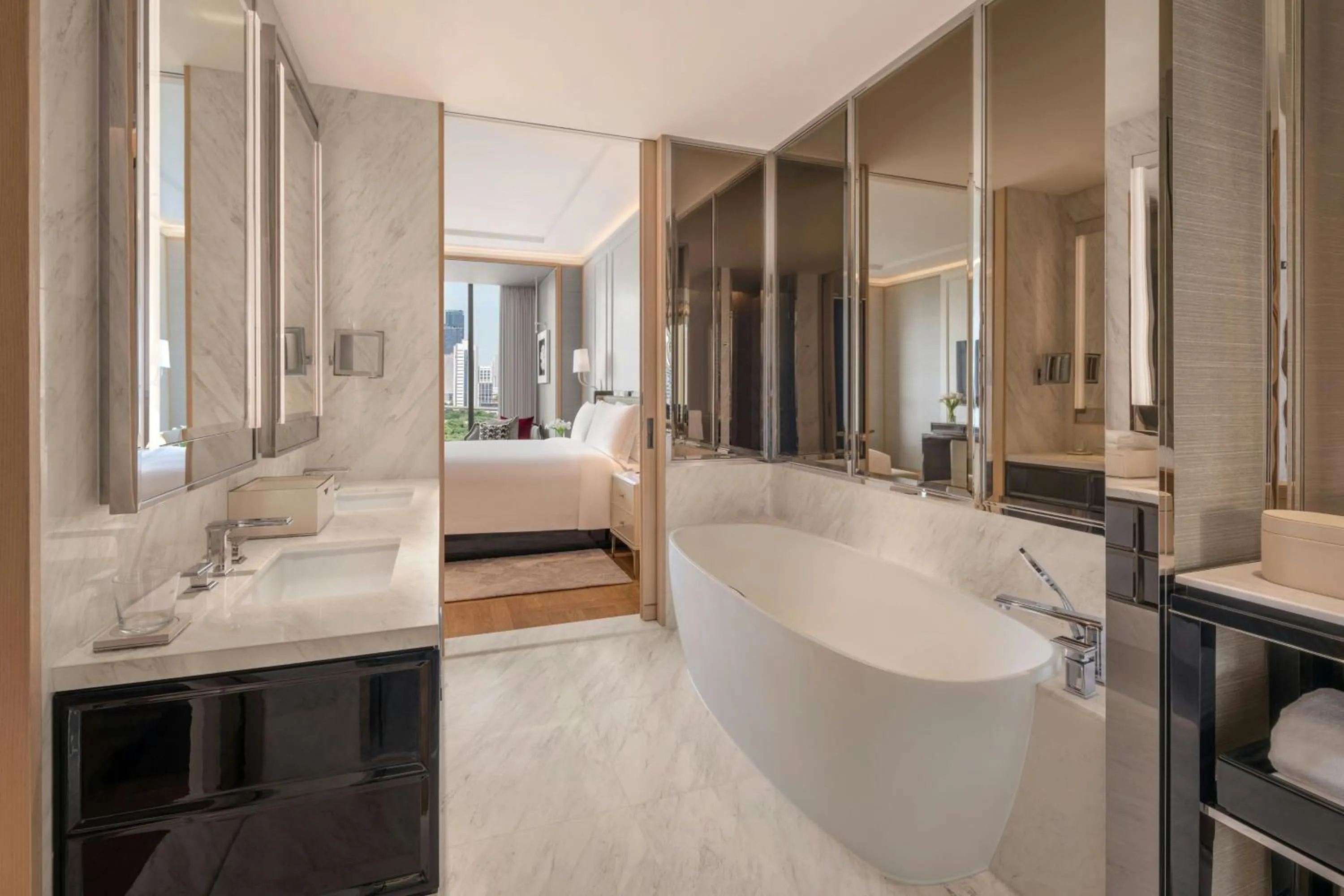 Bathroom in The Ritz-Carlton, Bangkok