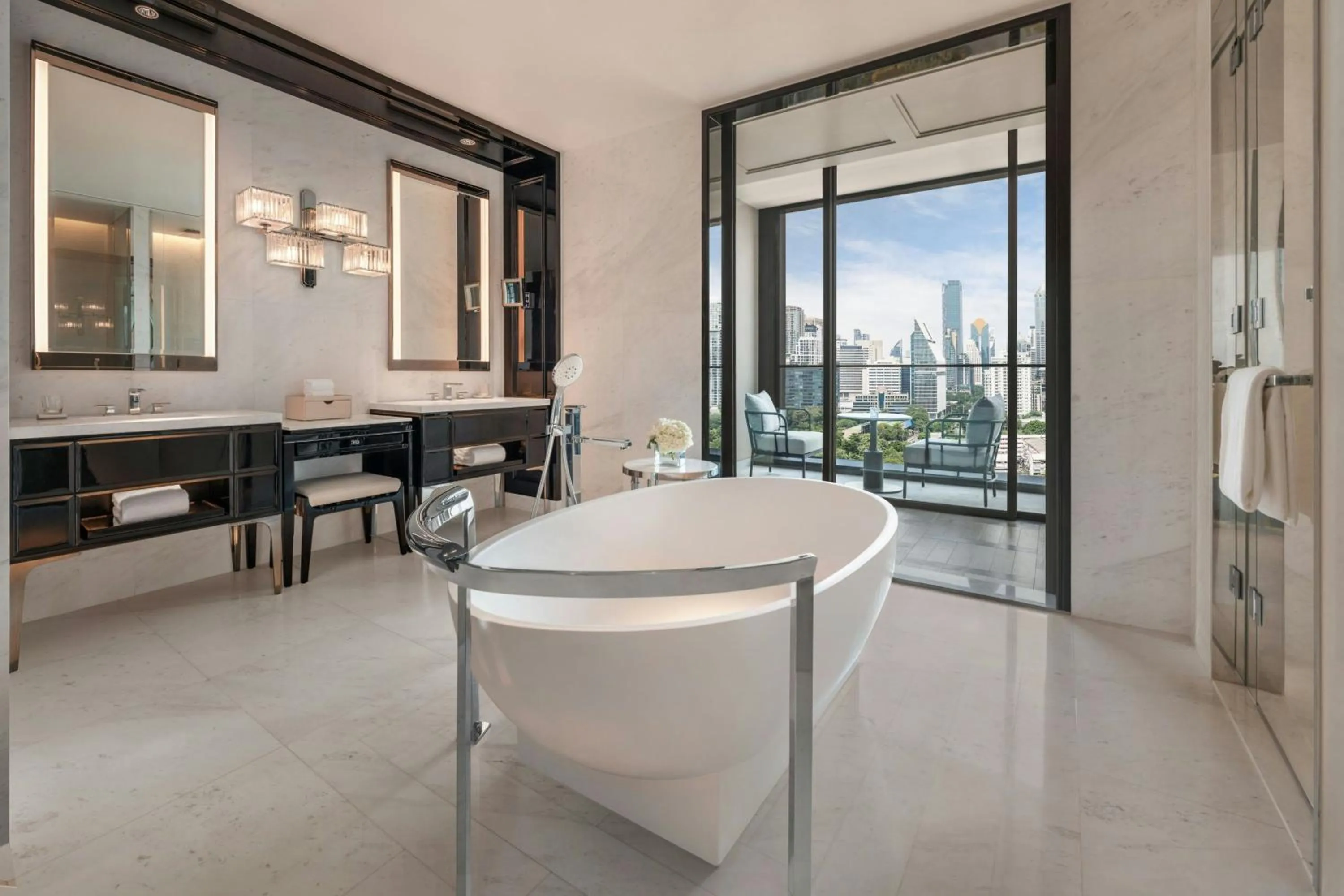 Bathroom in The Ritz-Carlton, Bangkok