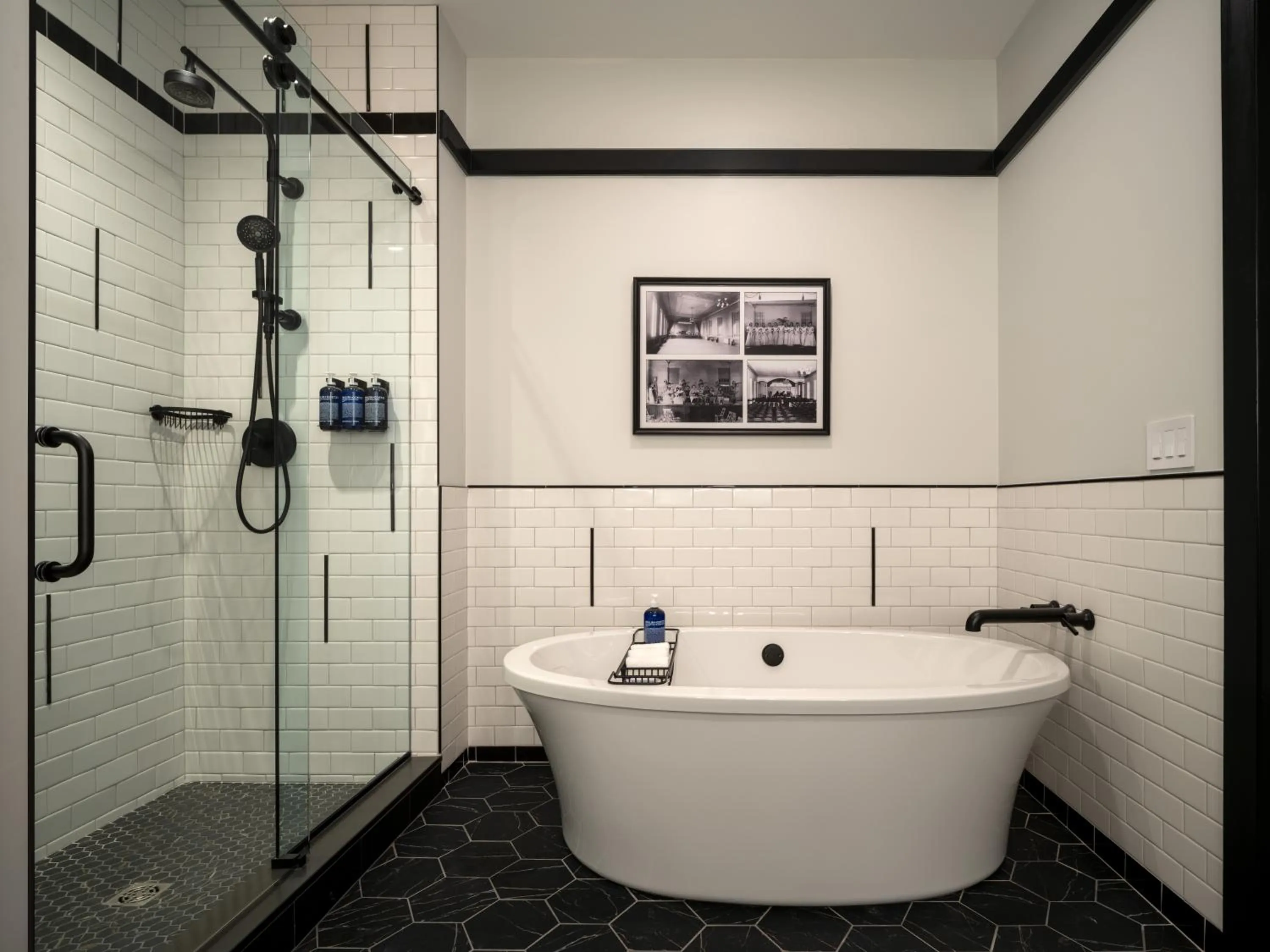 Shower in Visitation Hotel Fredrick, a Tribute Portfolio Hotel