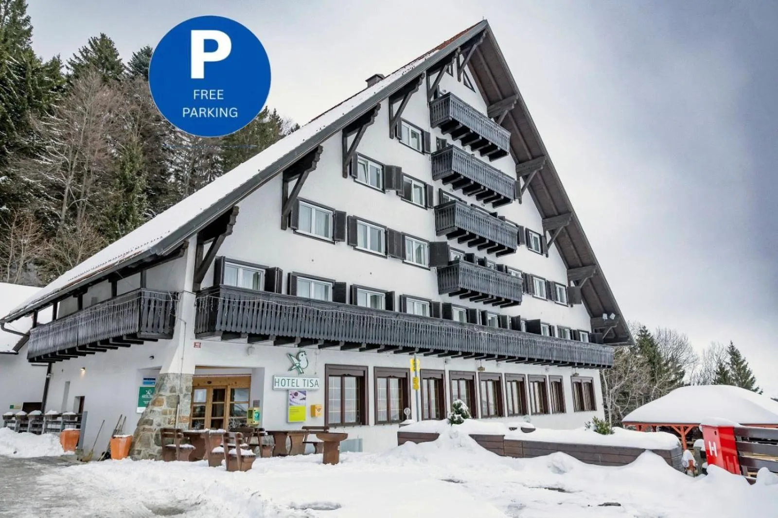 Property building in Hotel Tisa Pohorje