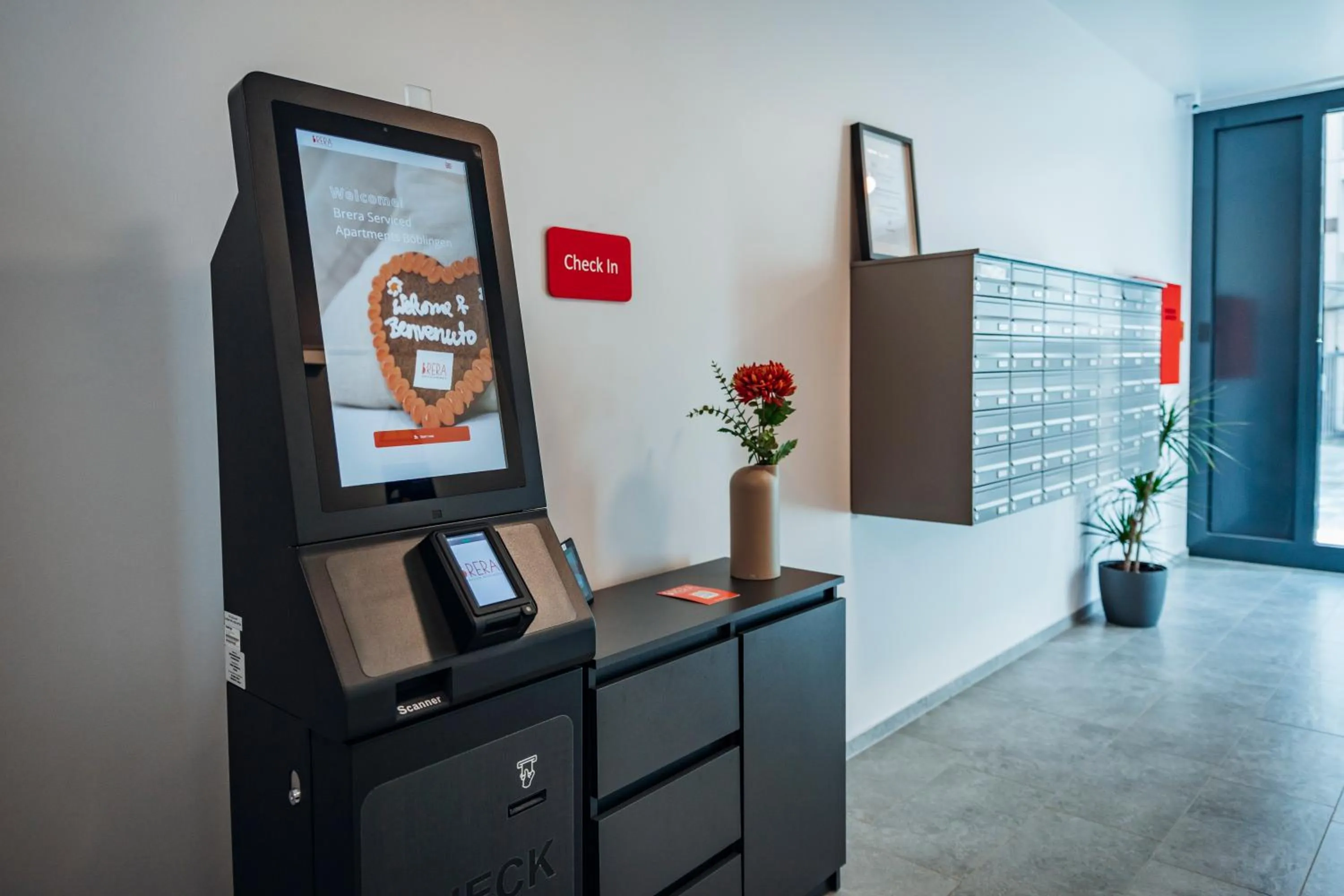 Lobby or reception in Brera Serviced Apartments Böblingen Sindelfingen