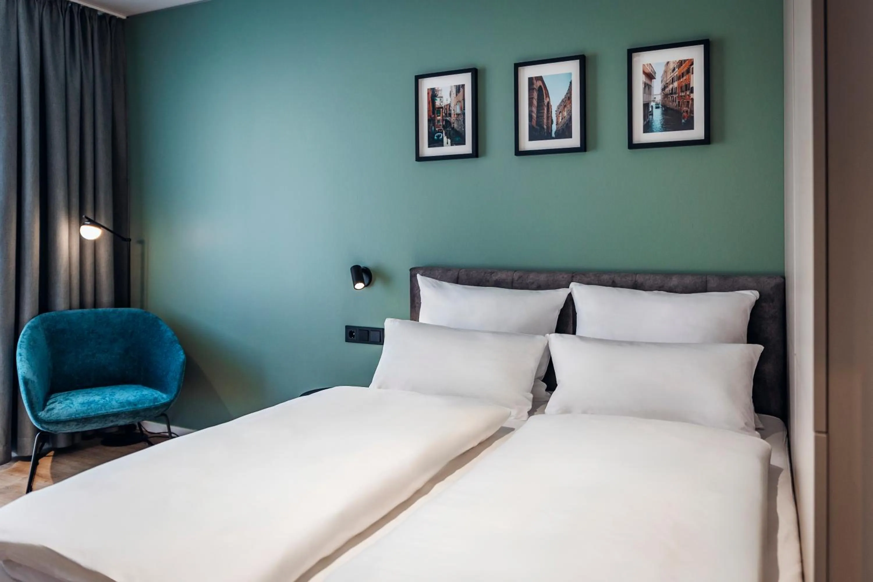 Bed in Brera Serviced Apartments Böblingen Sindelfingen