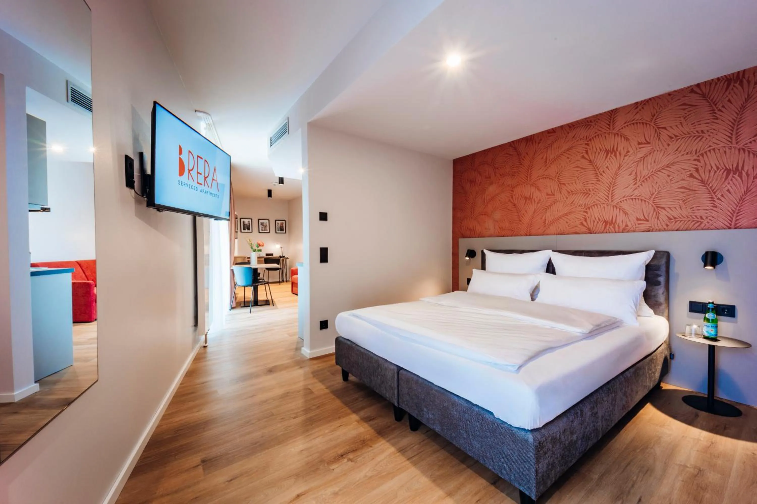 Bed in Brera Serviced Apartments Böblingen Sindelfingen