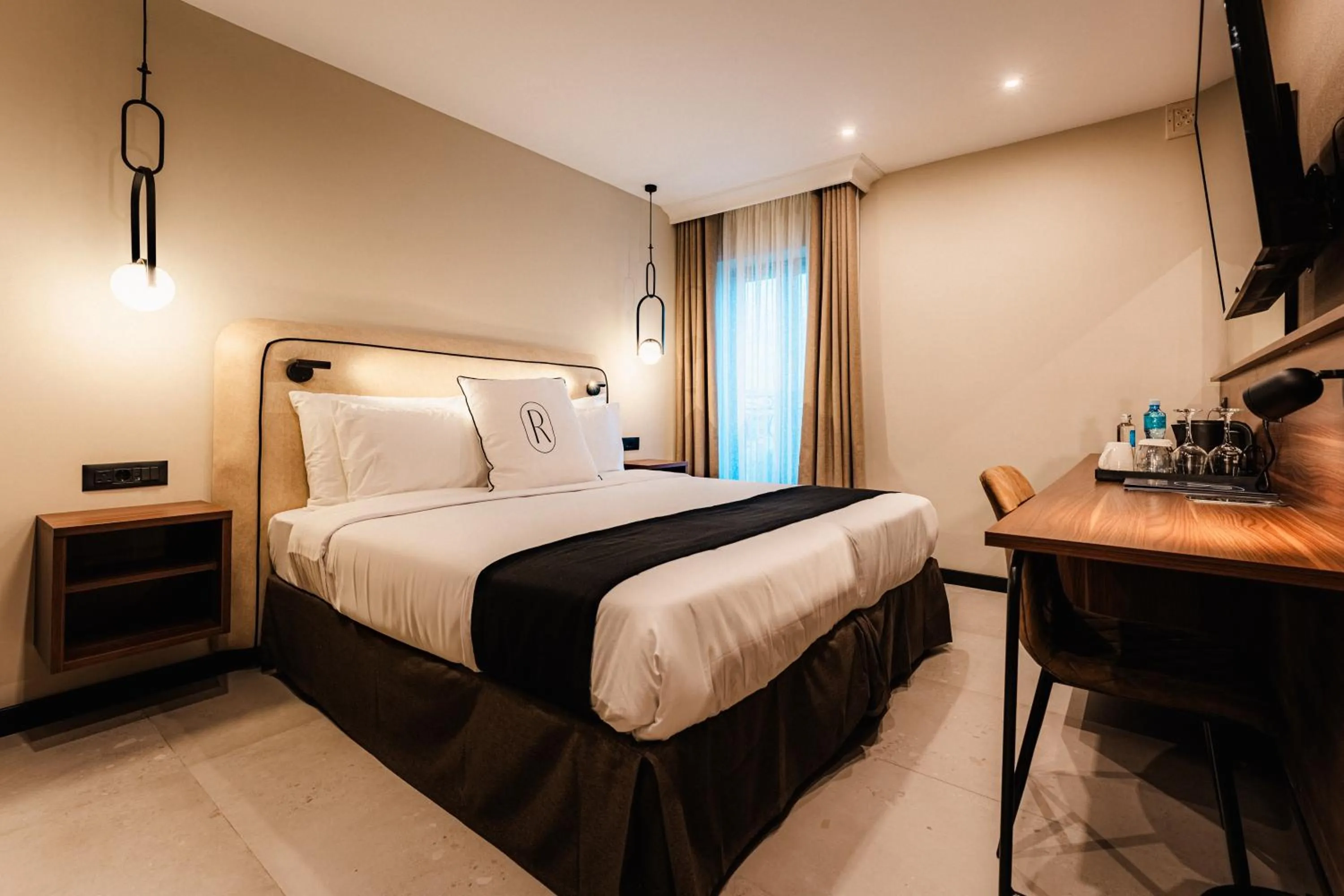 Bed in Royale Sainte Hélène Boutique Hotel