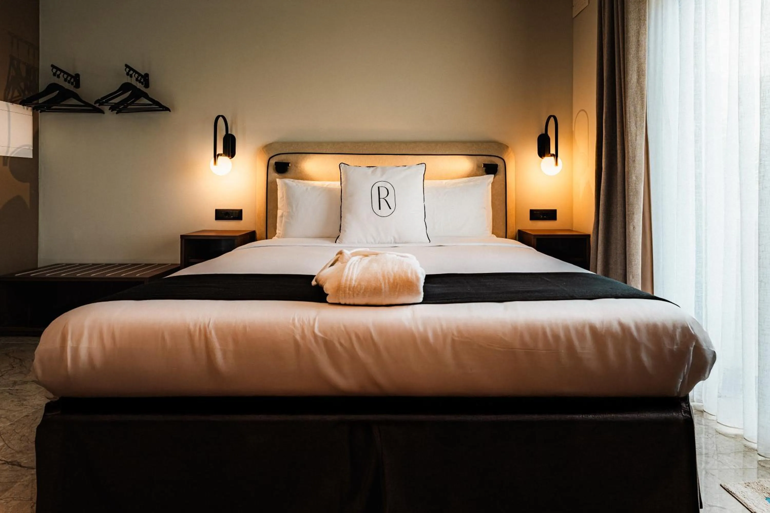 Bed in Royale Sainte Hélène Boutique Hotel