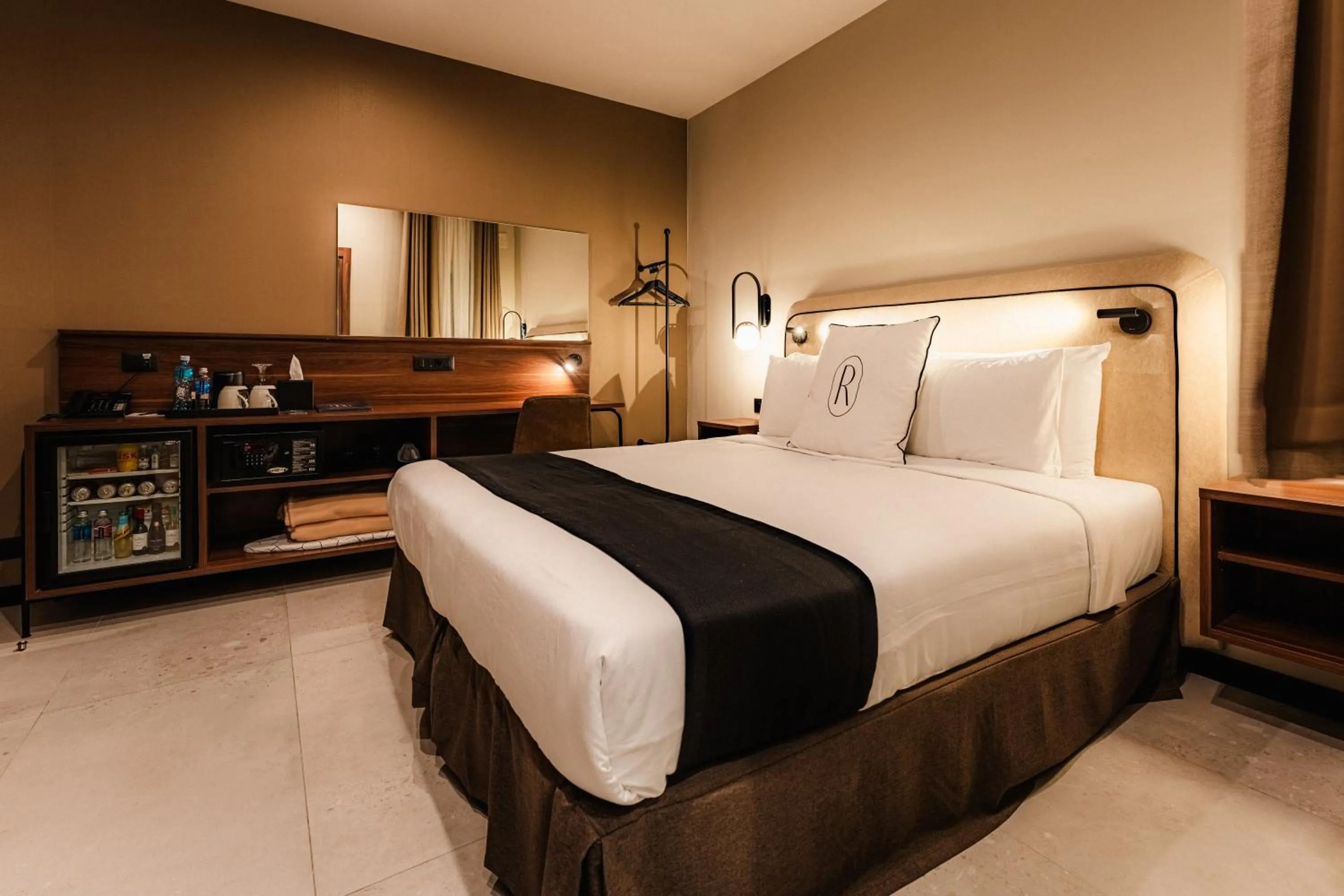 Bed in Royale Sainte Hélène Boutique Hotel