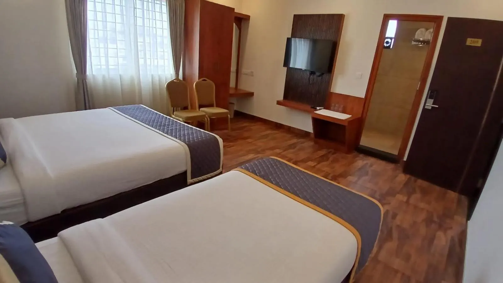 Bed in PPH Living Rajathagiri Palace Premium Rooms
