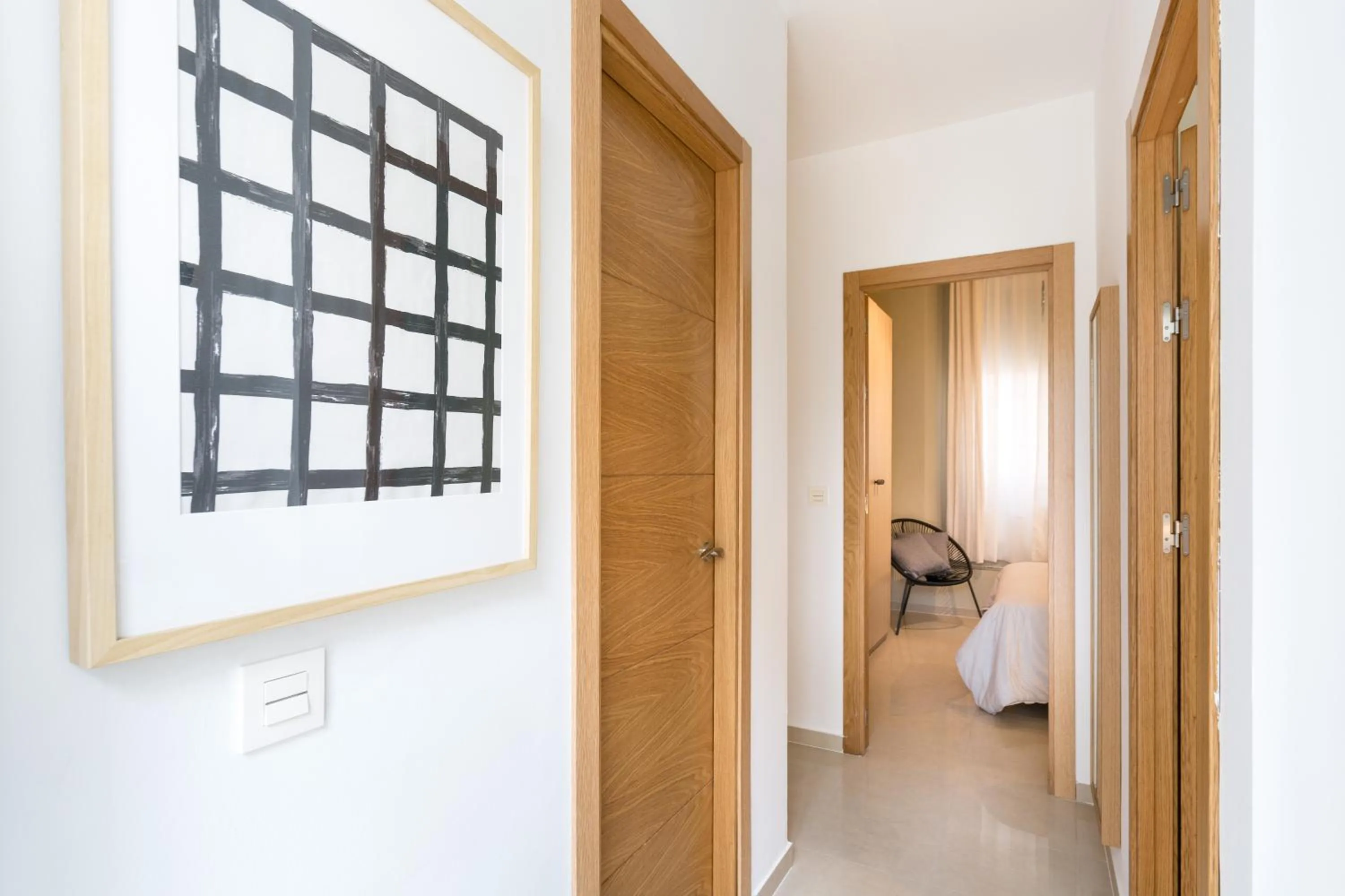 Area and facilities, Bed in Apartamentos Diaber San Leandro
