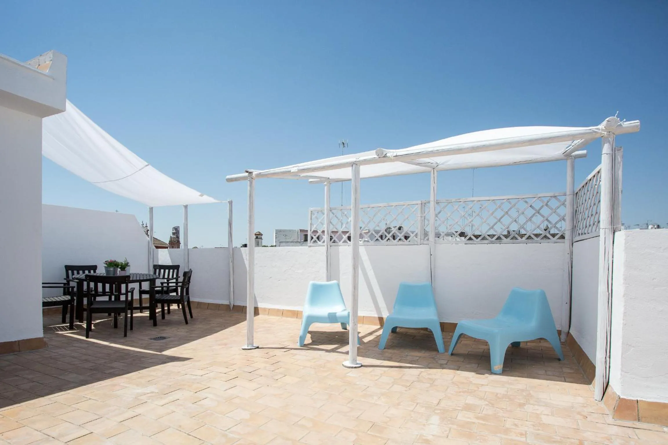 Balcony/Terrace in Apartamentos Diaber San Leandro