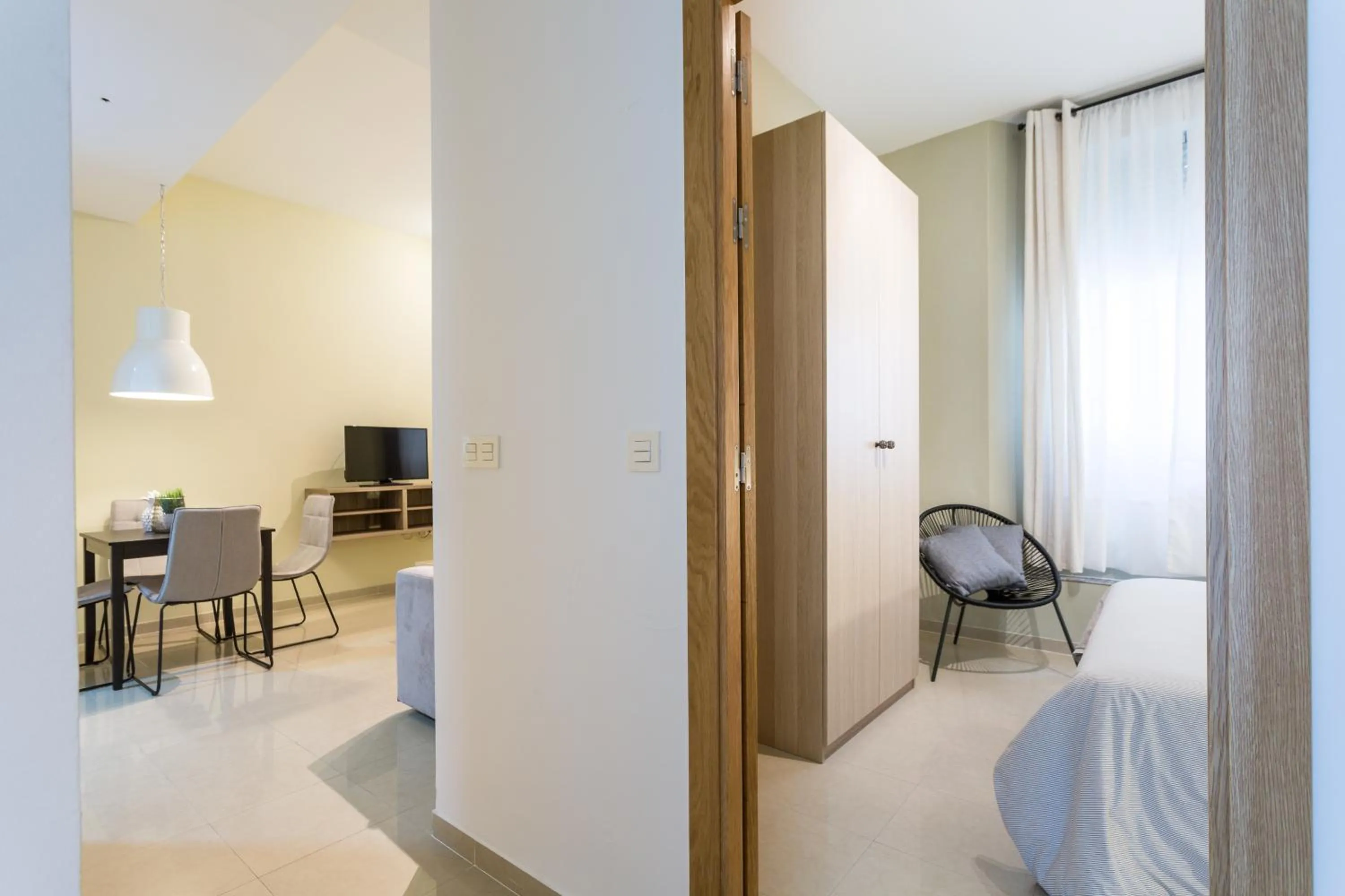 Photo of the whole room, Bed in Apartamentos Diaber San Leandro