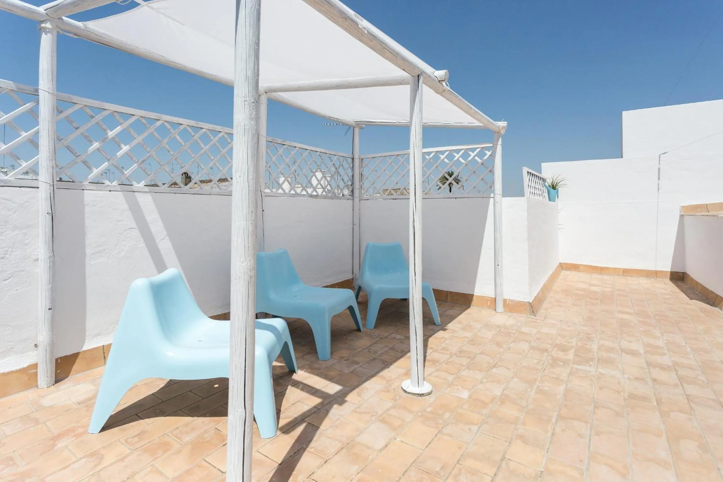 Balcony/Terrace in Apartamentos Diaber San Leandro
