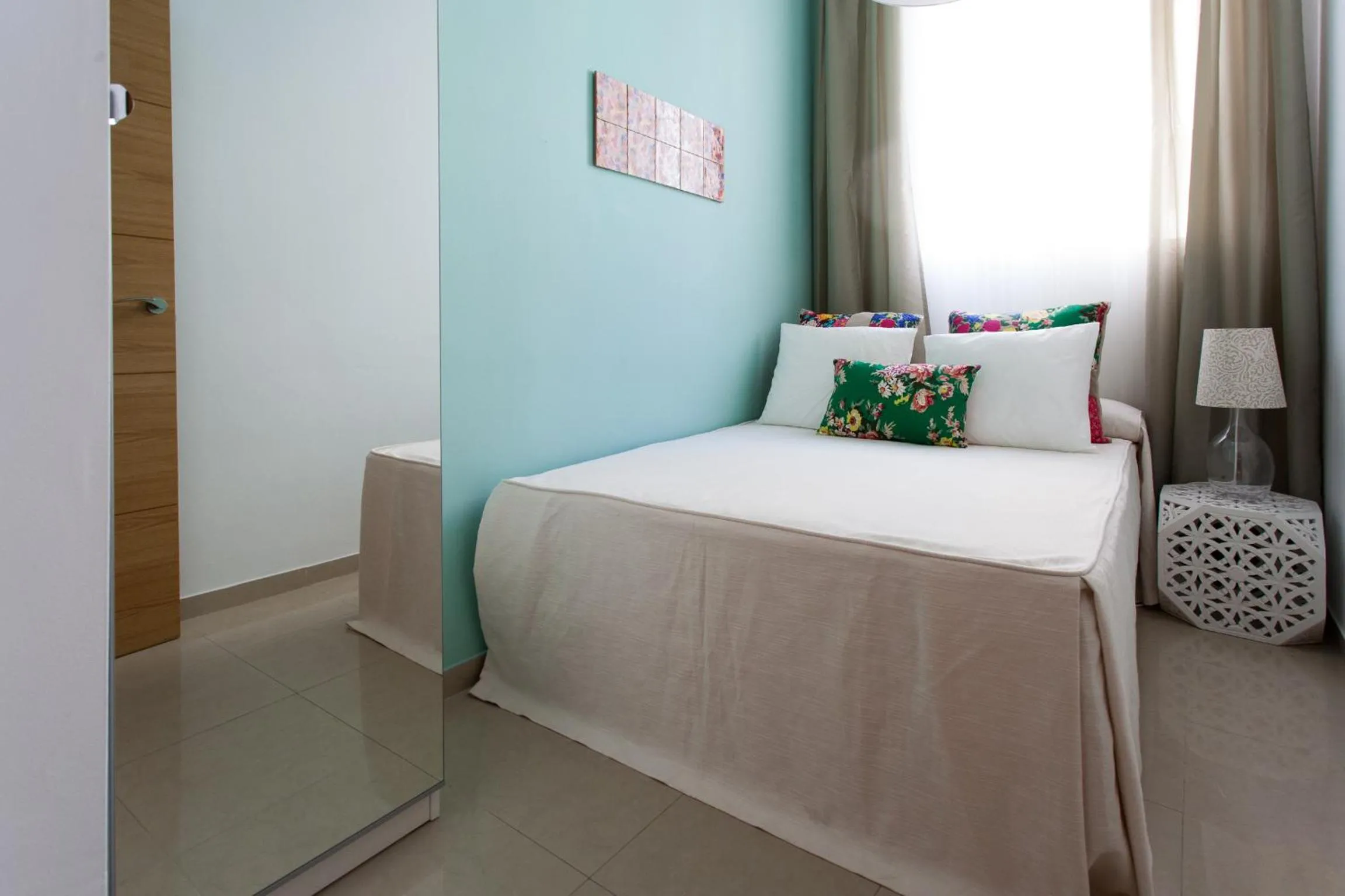 Bed in Apartamentos Diaber San Leandro