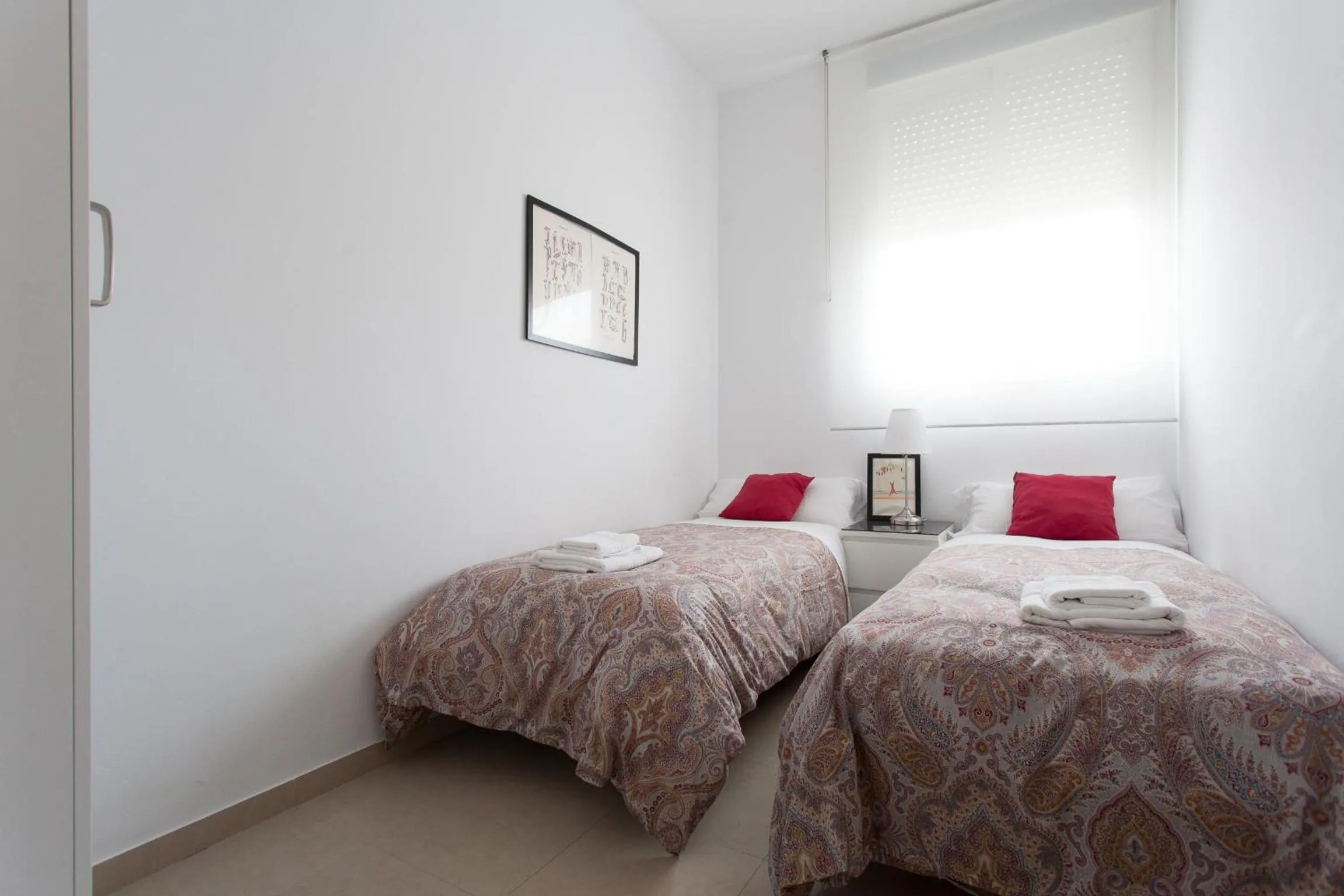Bed in Apartamentos Diaber San Leandro