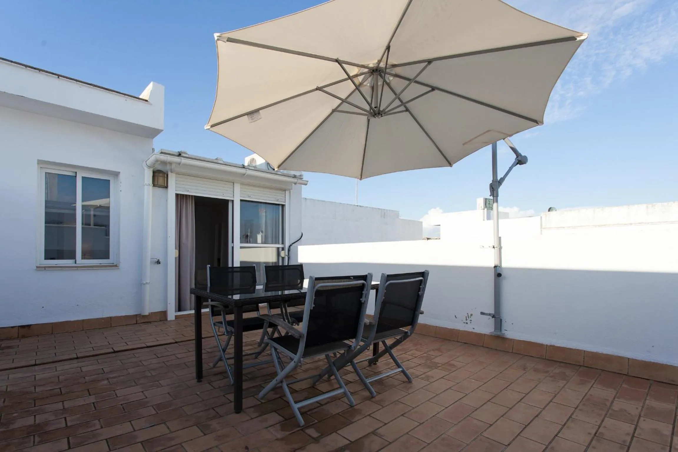 Balcony/Terrace in Apartamentos Diaber San Leandro