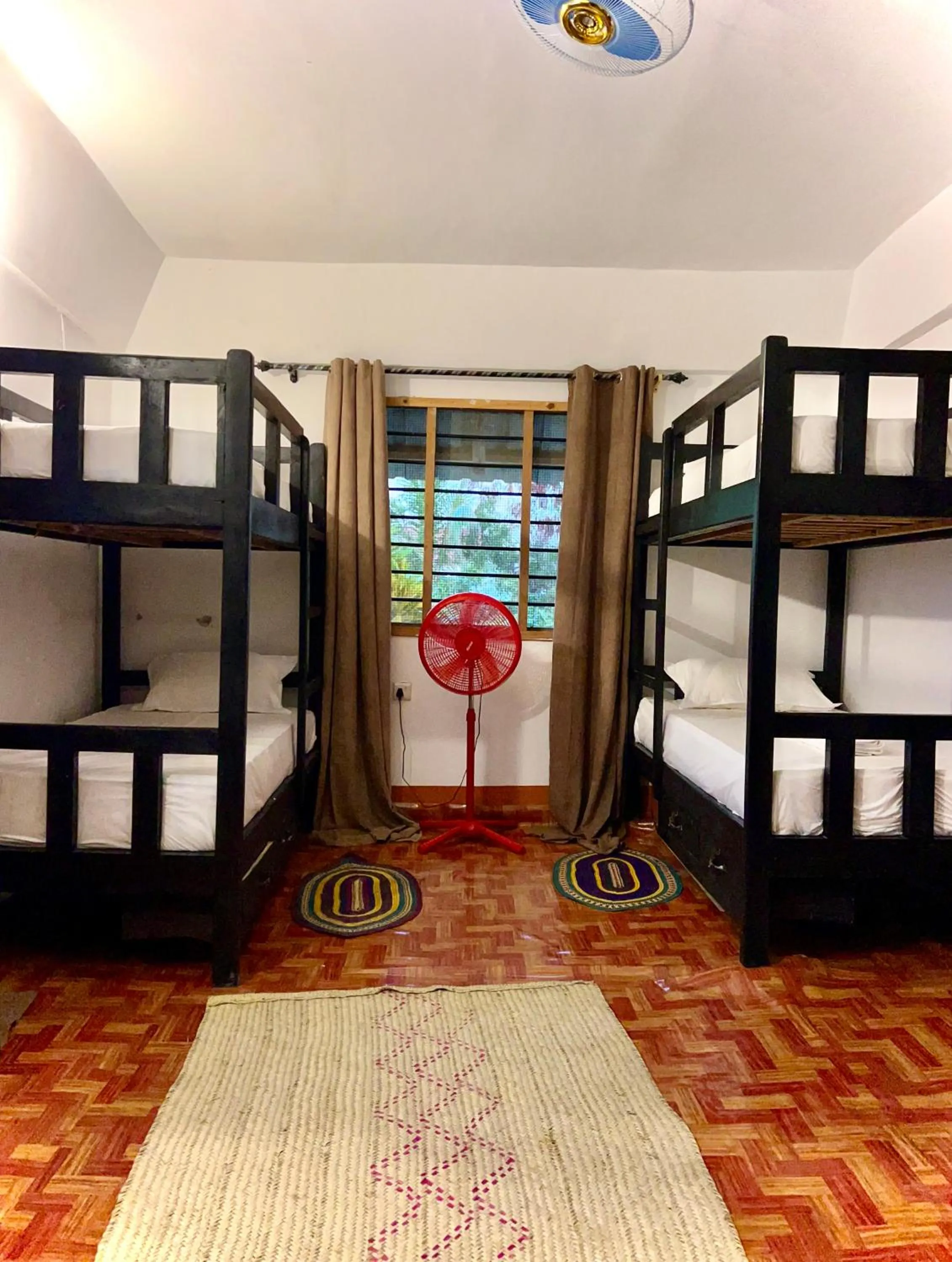 Bed in The Tropinest bungalow