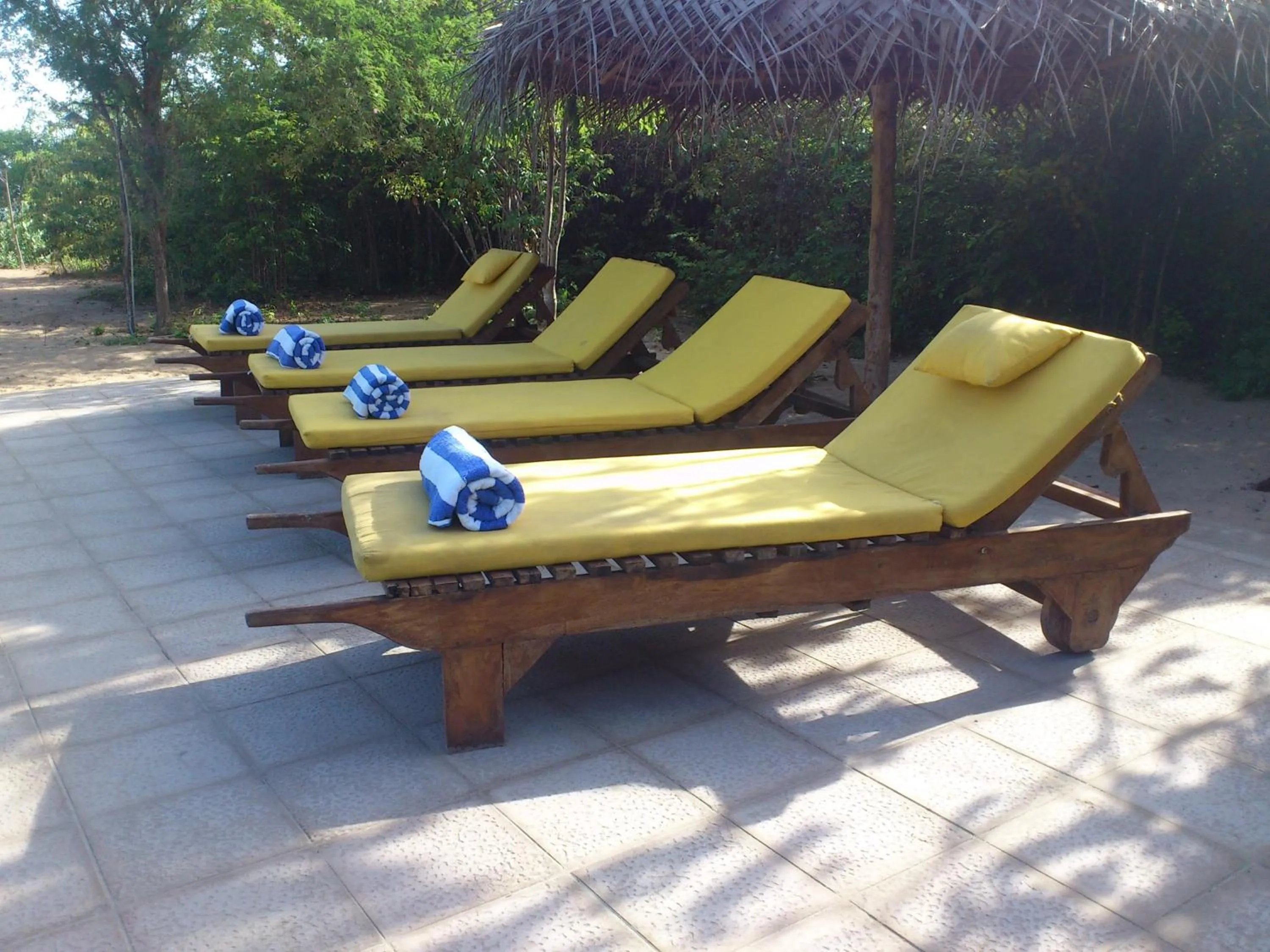 Pool view in Giman Free Beach Resort Pasikuda