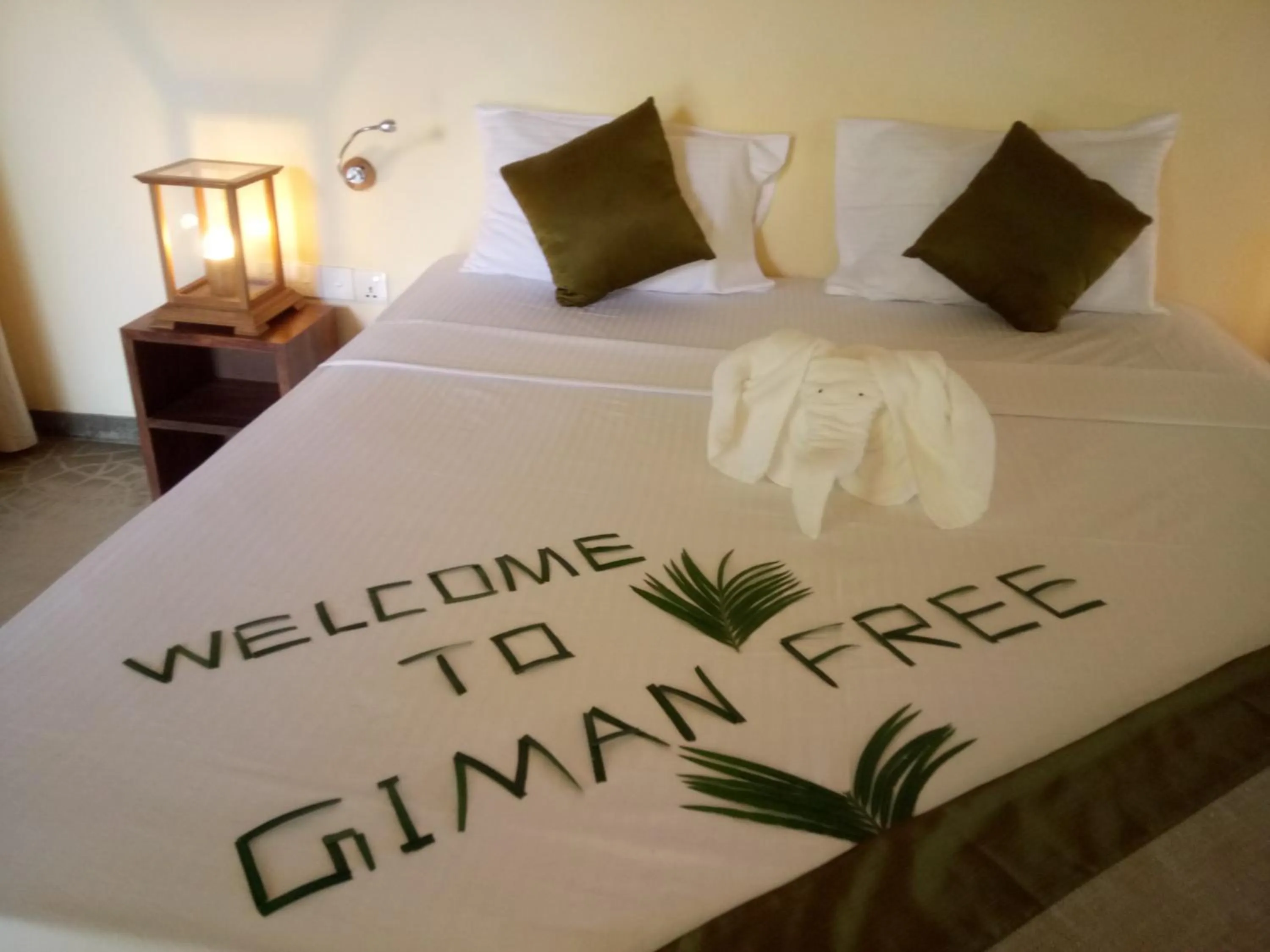 Bedroom, Bed in Giman Free Beach Resort Pasikuda