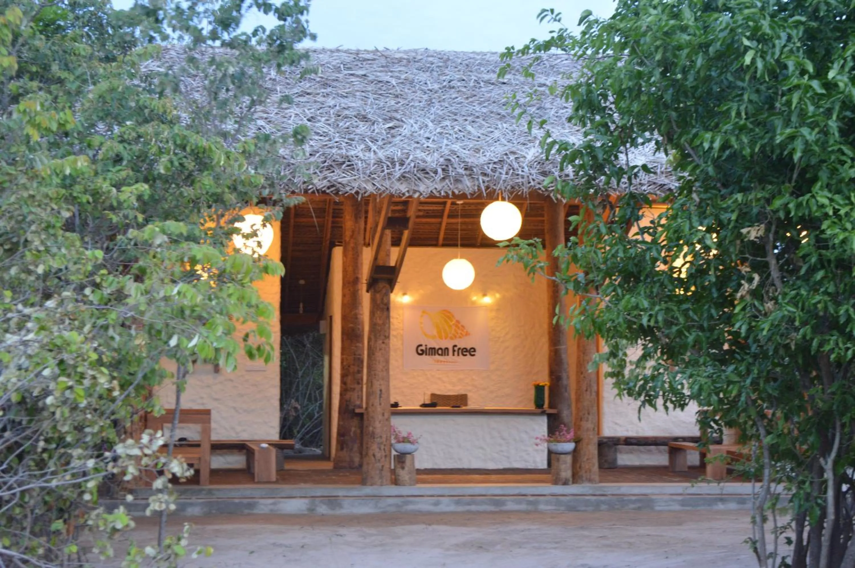 Facade/entrance in Giman Free Beach Resort Pasikuda
