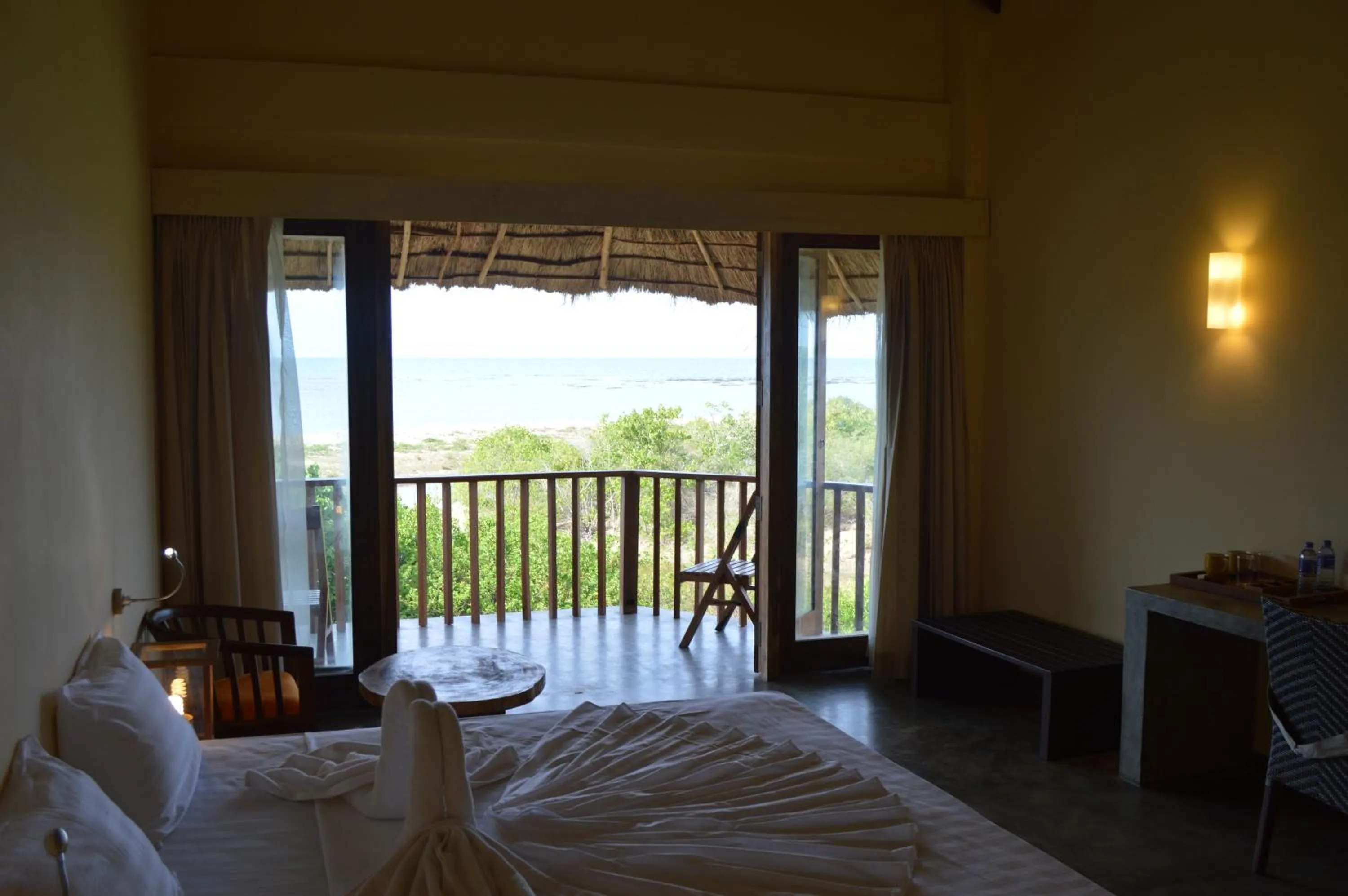 Photo of the whole room, Bed in Giman Free Beach Resort Pasikuda
