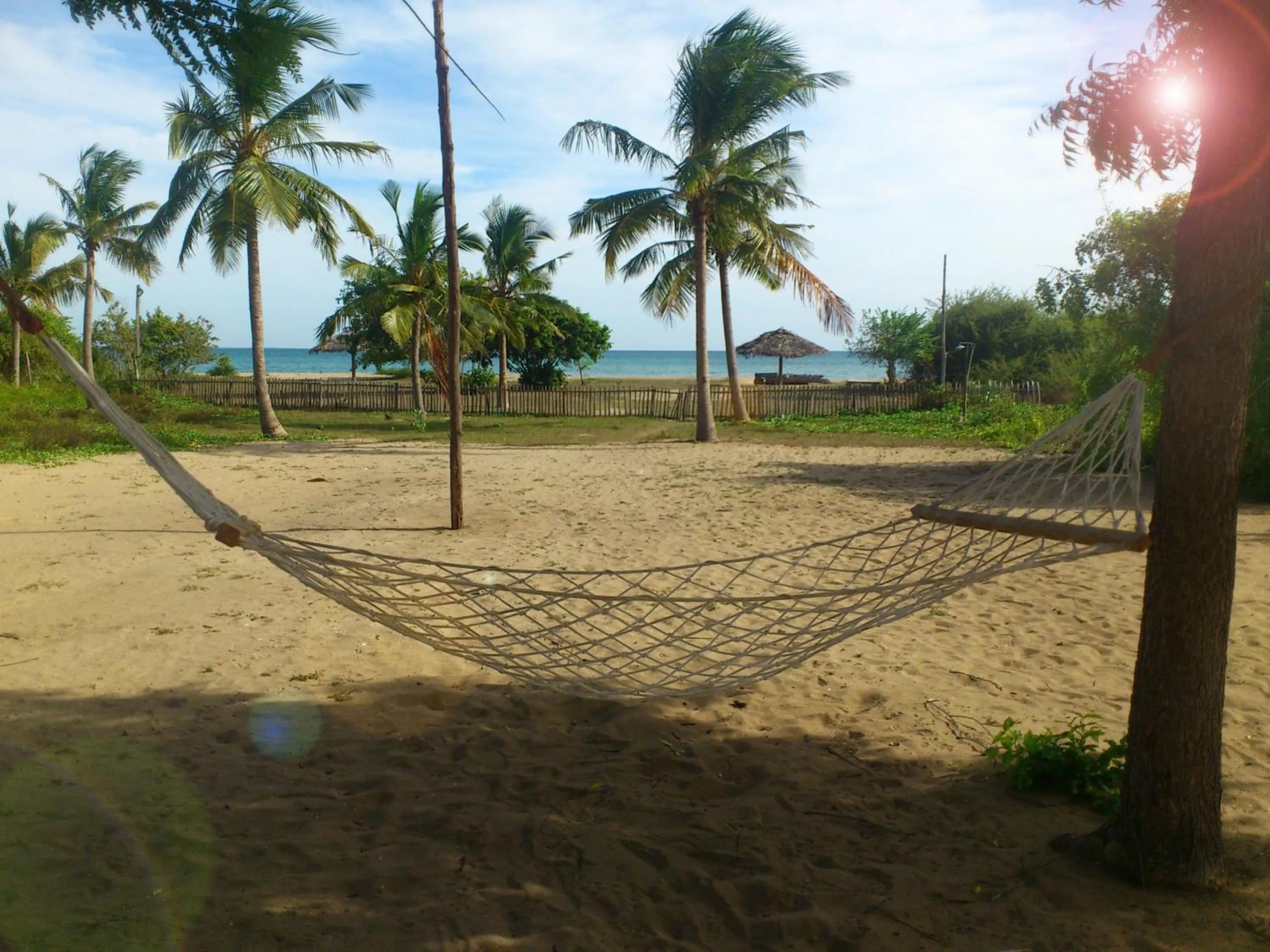 Garden in Giman Free Beach Resort Pasikuda