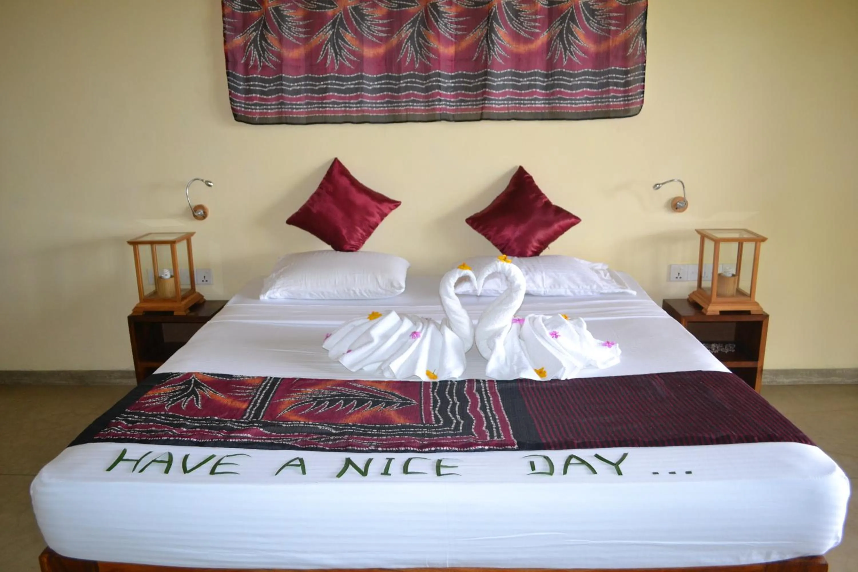 Bedroom, Bed in Giman Free Beach Resort Pasikuda