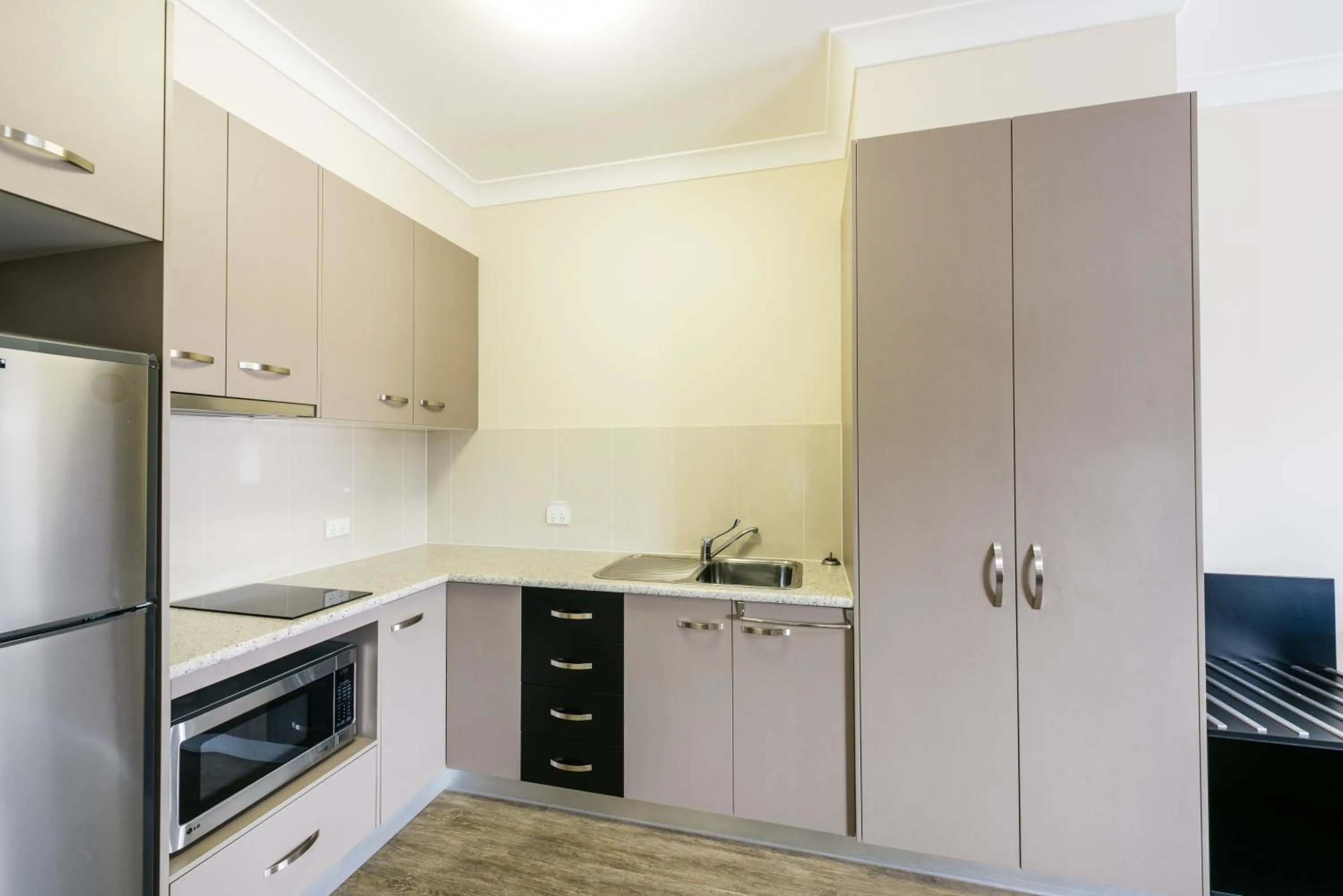 Kitchen or kitchenette in Athena Studio Units