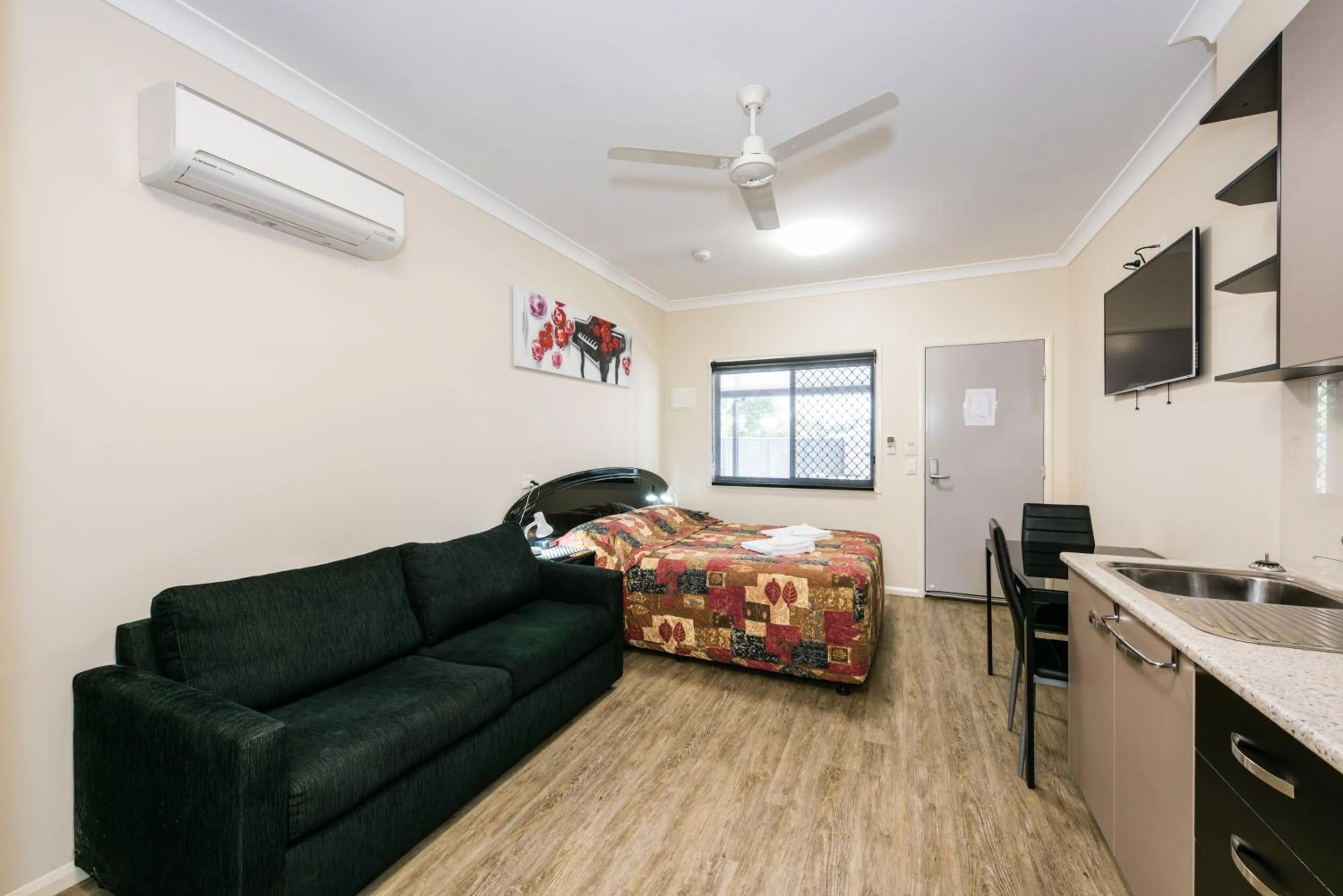 Bed in Athena Studio Units