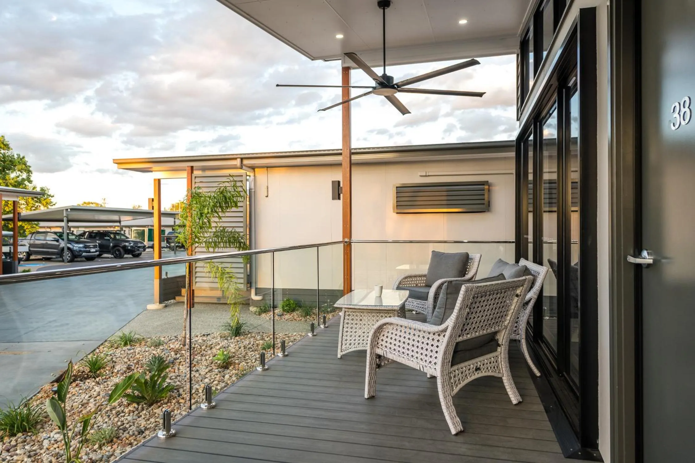 Patio in Athena Studio Units