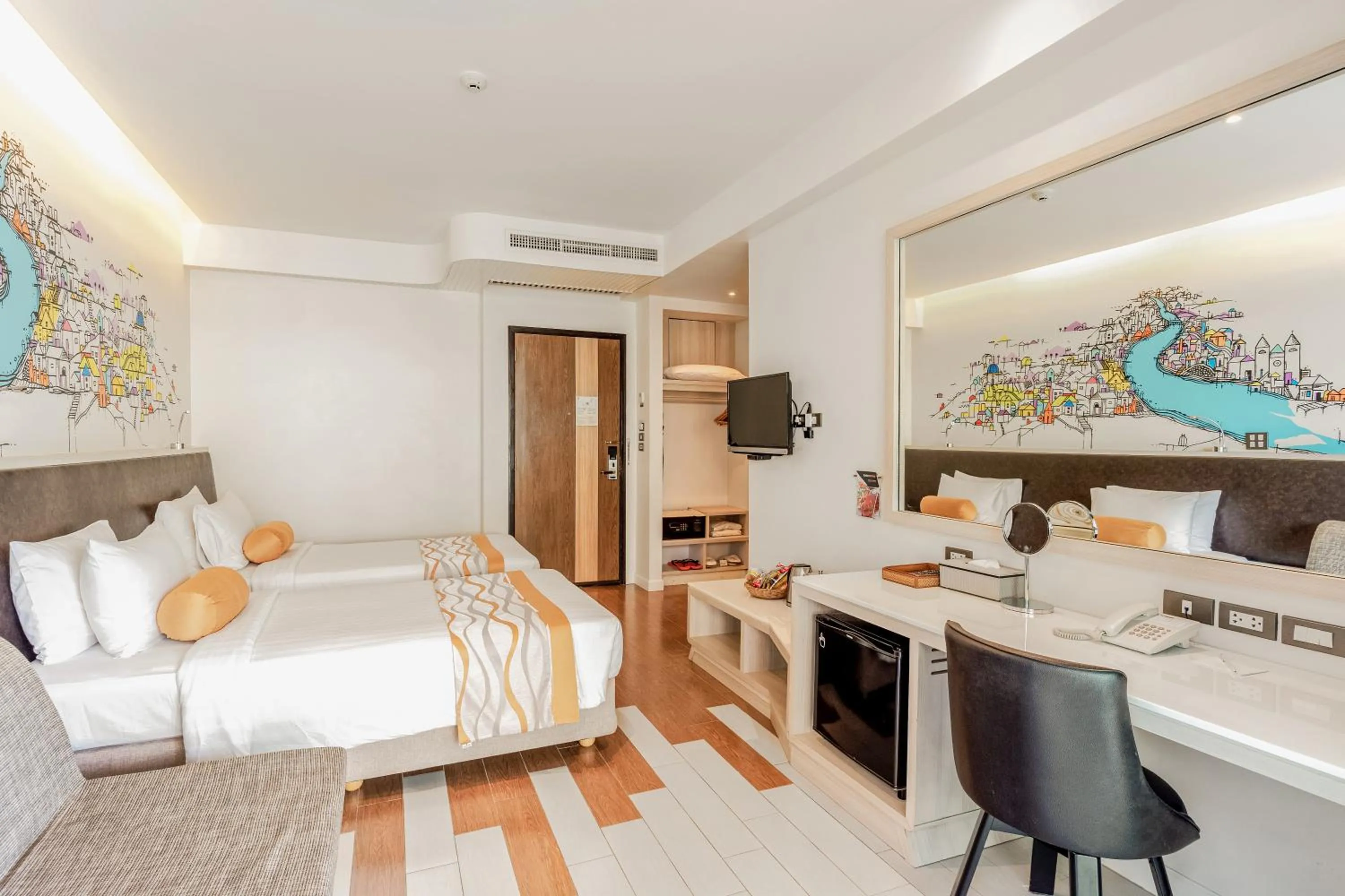 Bed in Sand Dunes Chaolao Beach Resort