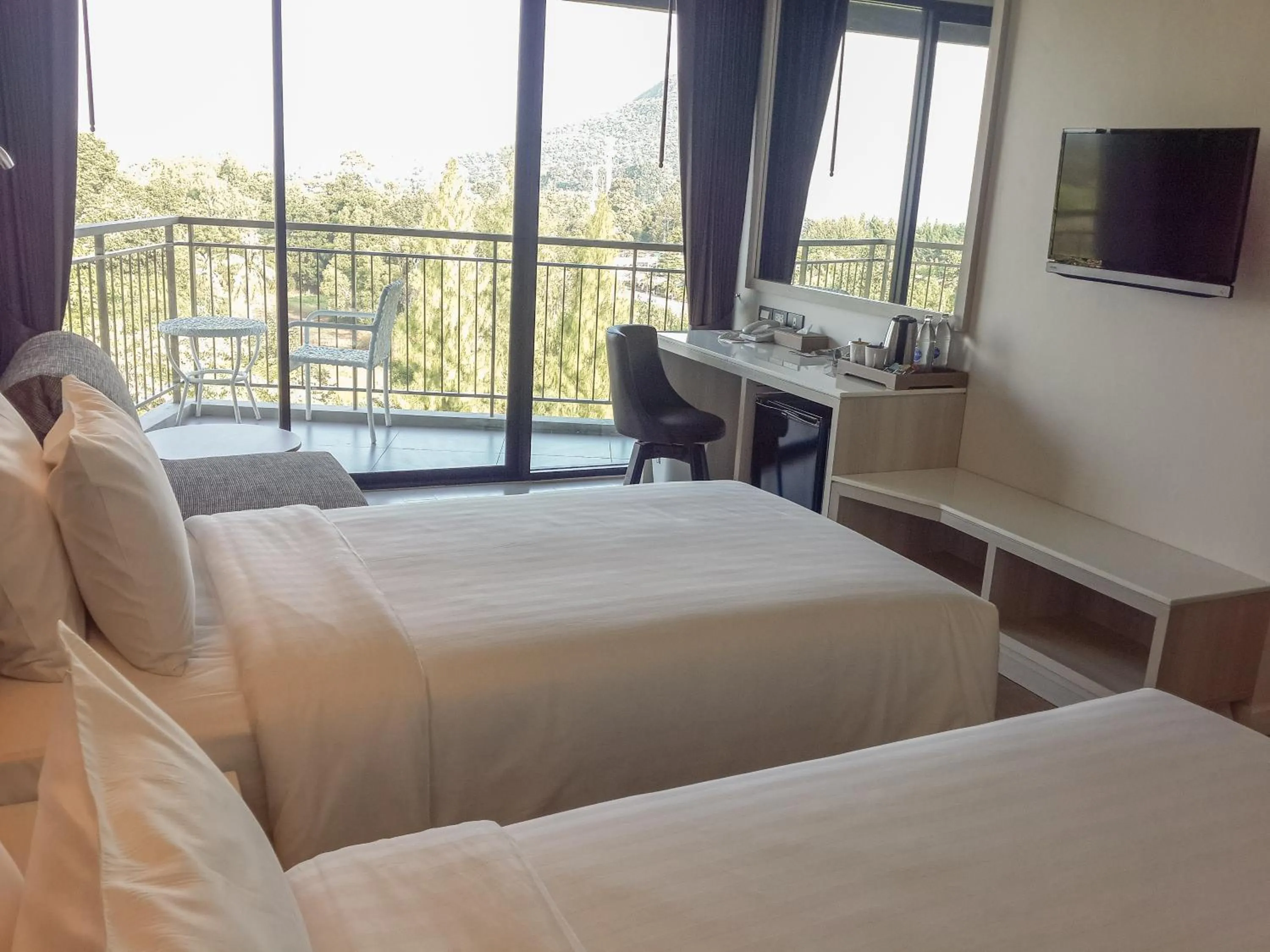 Bed in Sand Dunes Chaolao Beach Resort