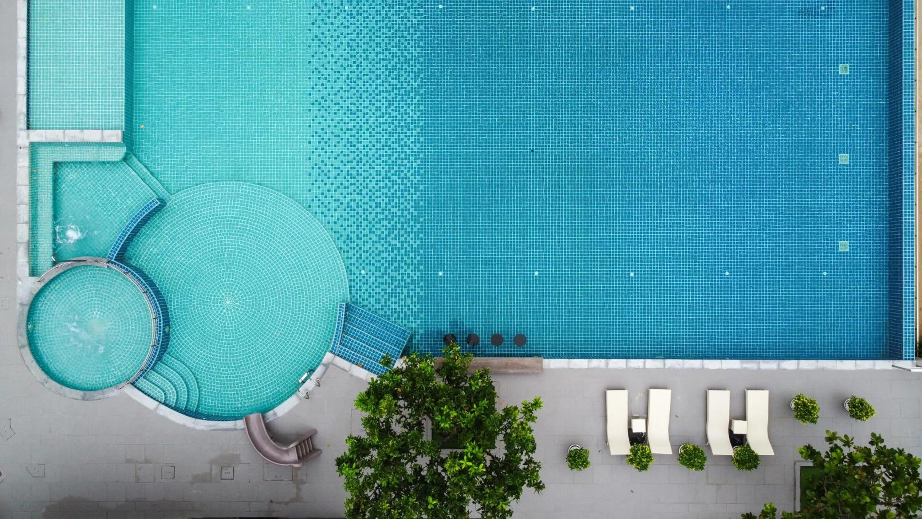 Pool view in Sand Dunes Chaolao Beach Resort