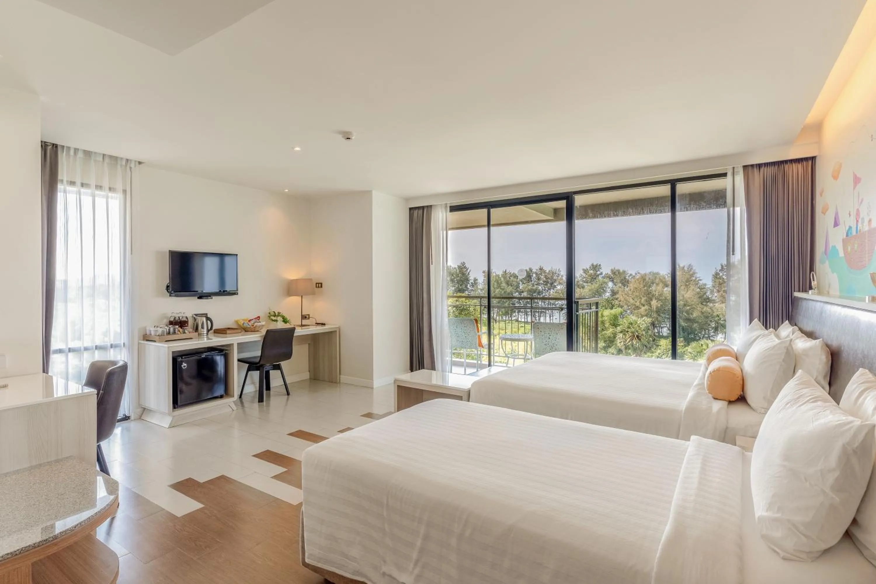 Bed in Sand Dunes Chaolao Beach Resort