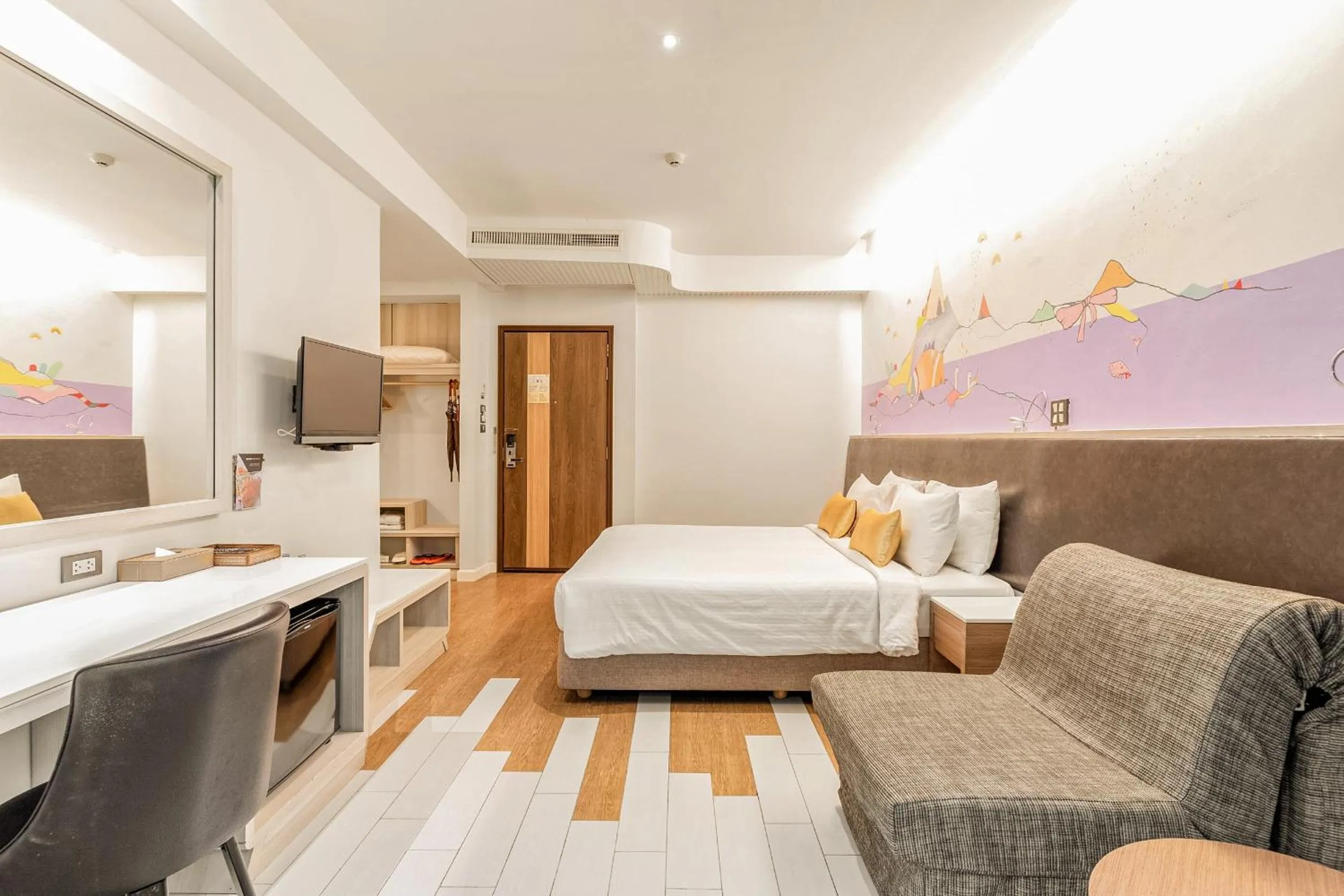 Bed in Sand Dunes Chaolao Beach Resort