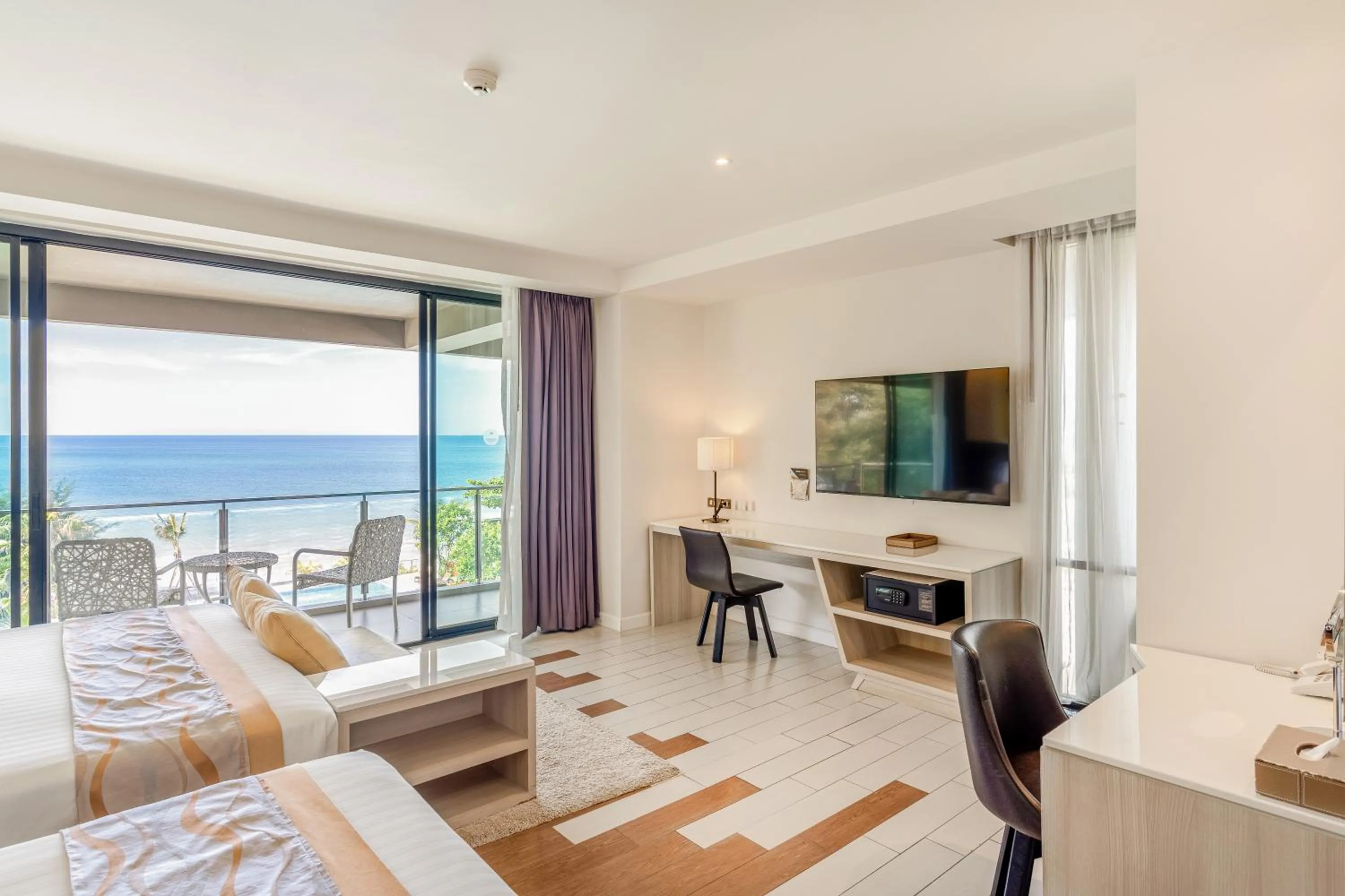 View (from property/room), Bed in Sand Dunes Chaolao Beach Resort