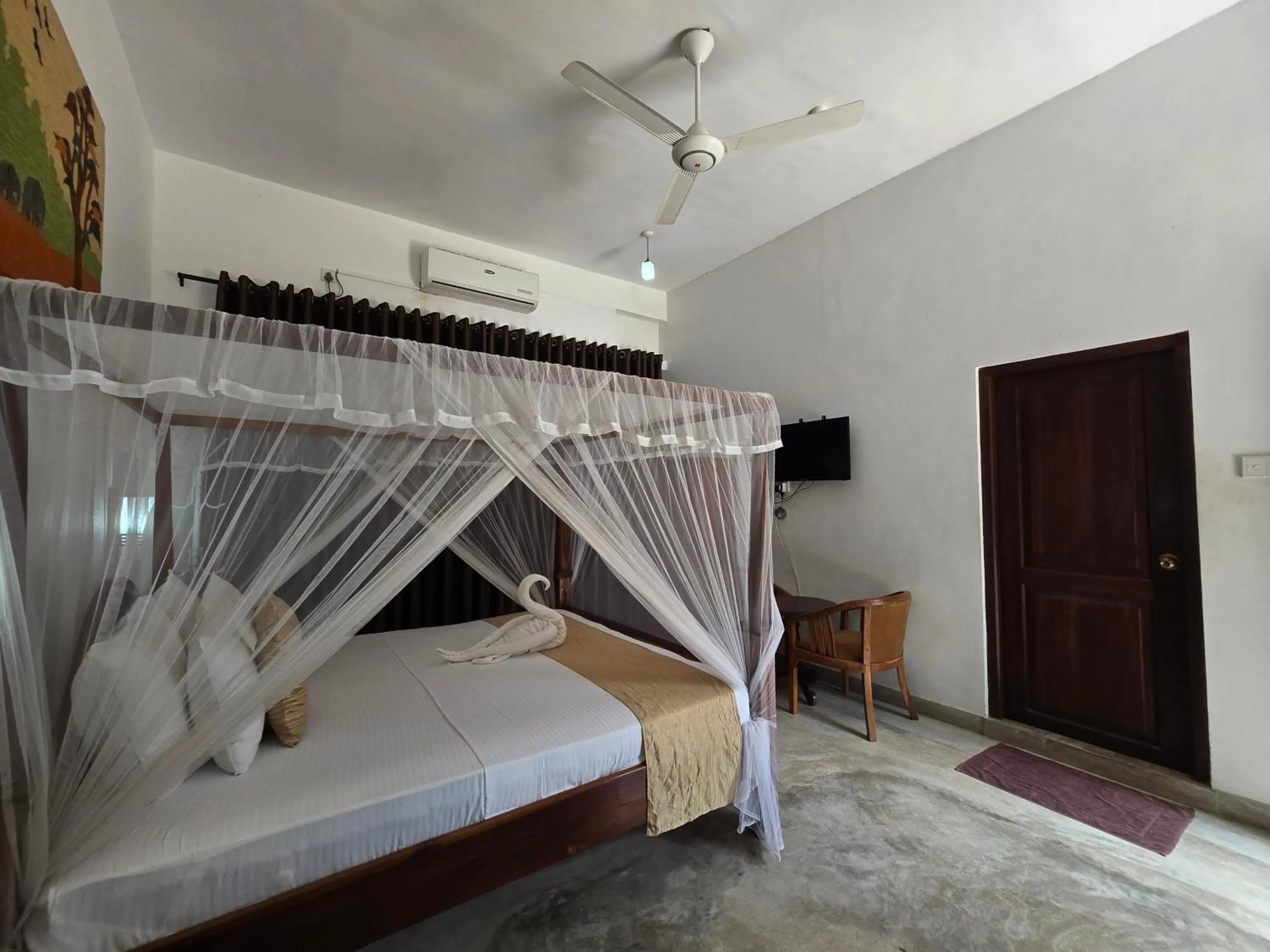 Bedroom, Bed in Wilpattu Tree House