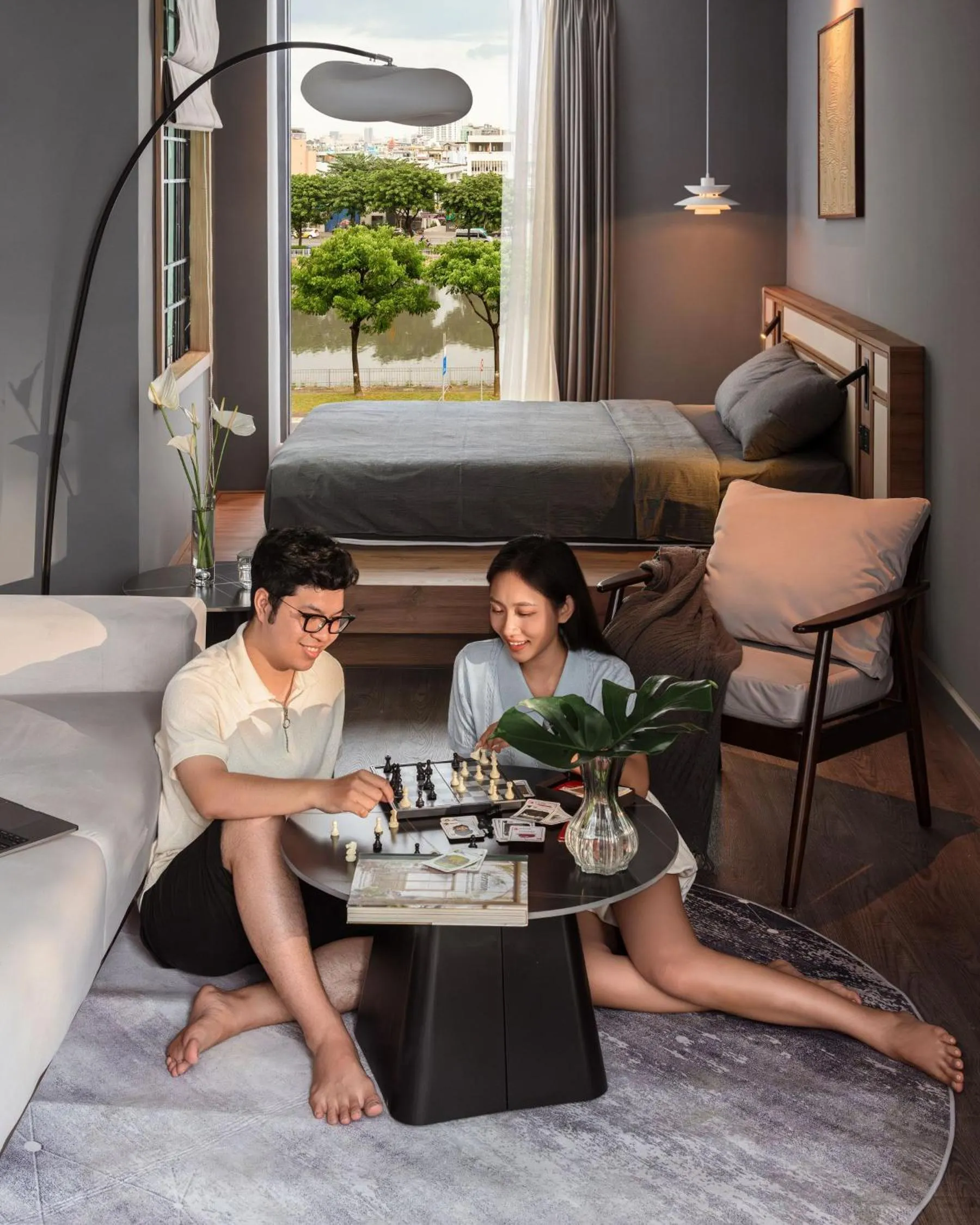 Seating area in Express by M Village Võ Văn Kiệt