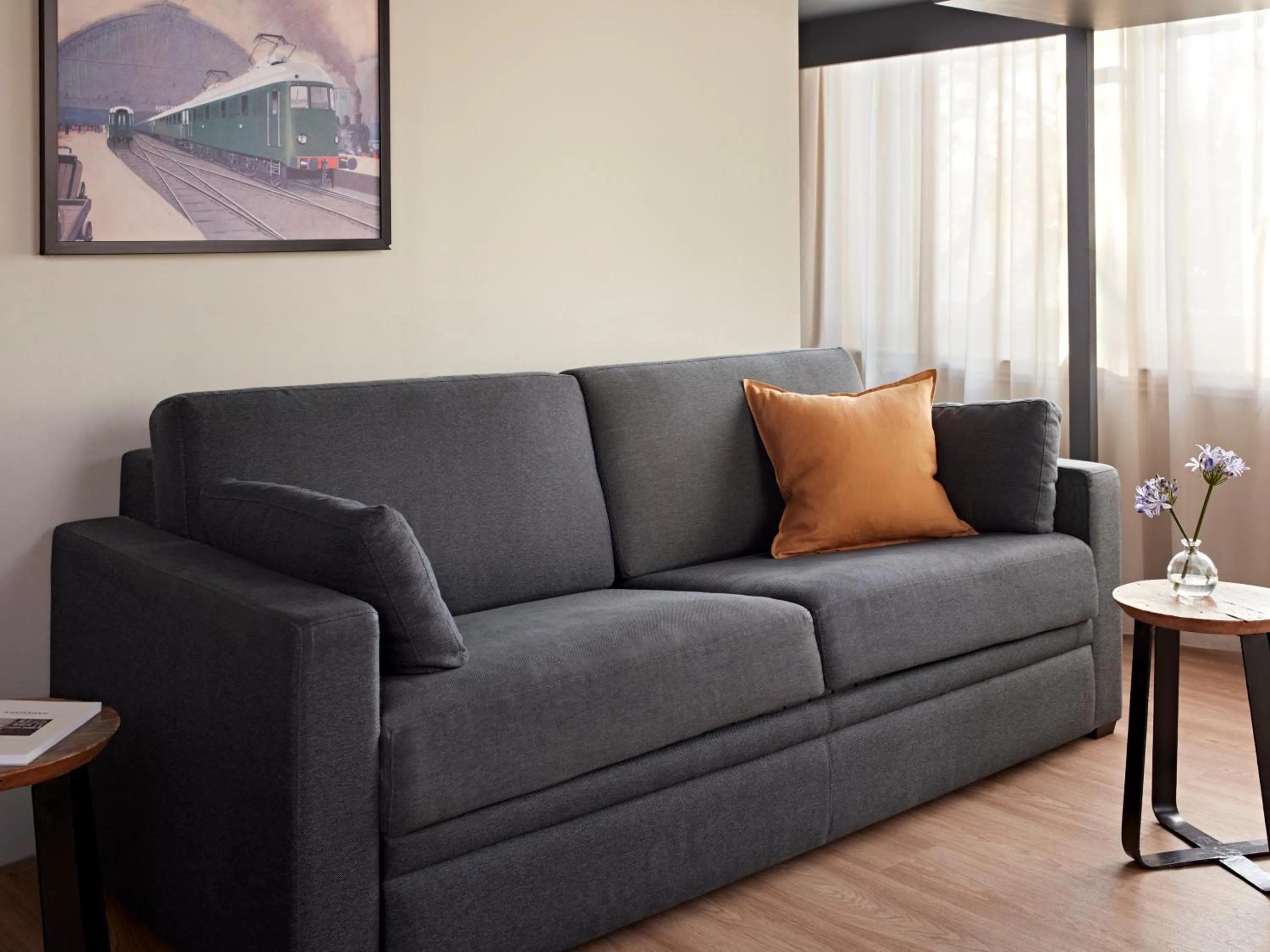 Living room in YAYS Amsterdam Maritime by Numa