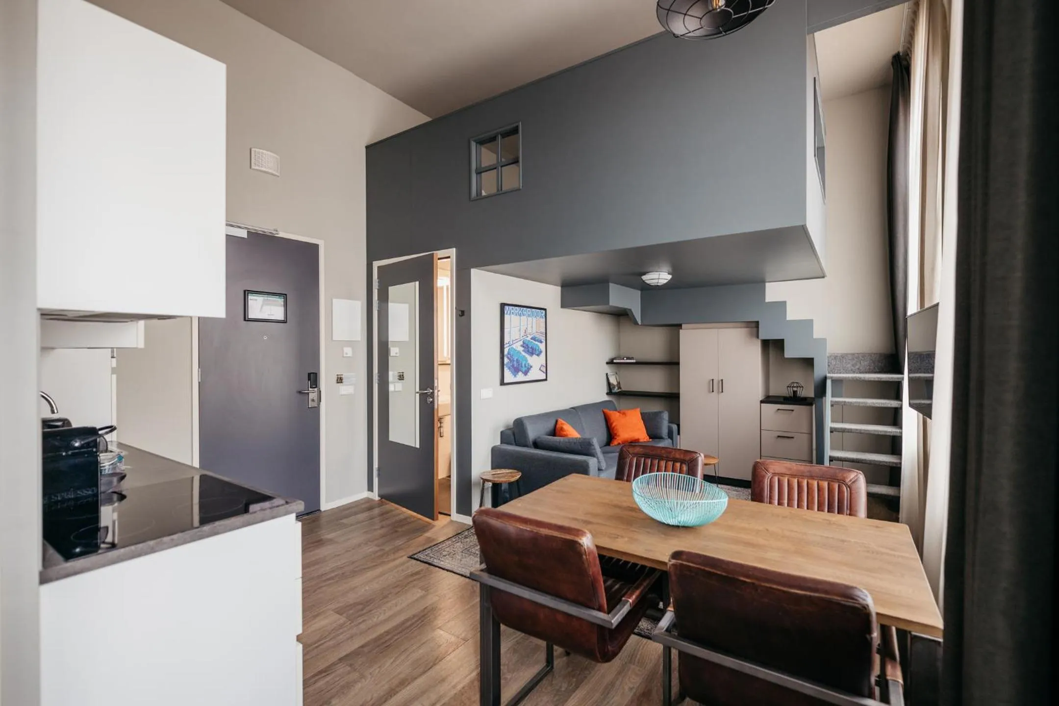 Kitchen or kitchenette in YAYS Amsterdam Maritime by Numa