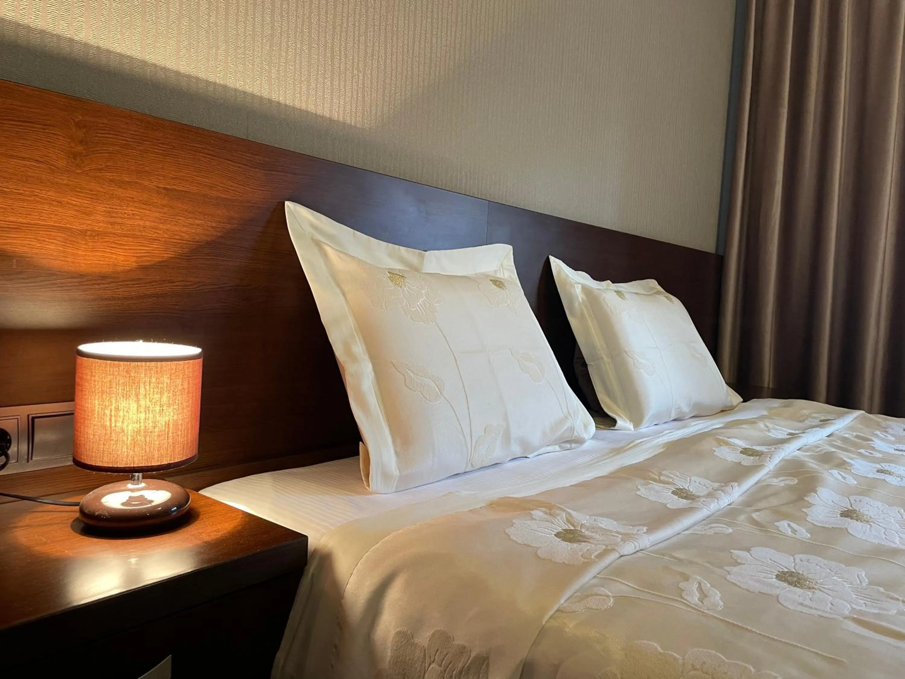 Shower, Bed in Hotel Athos