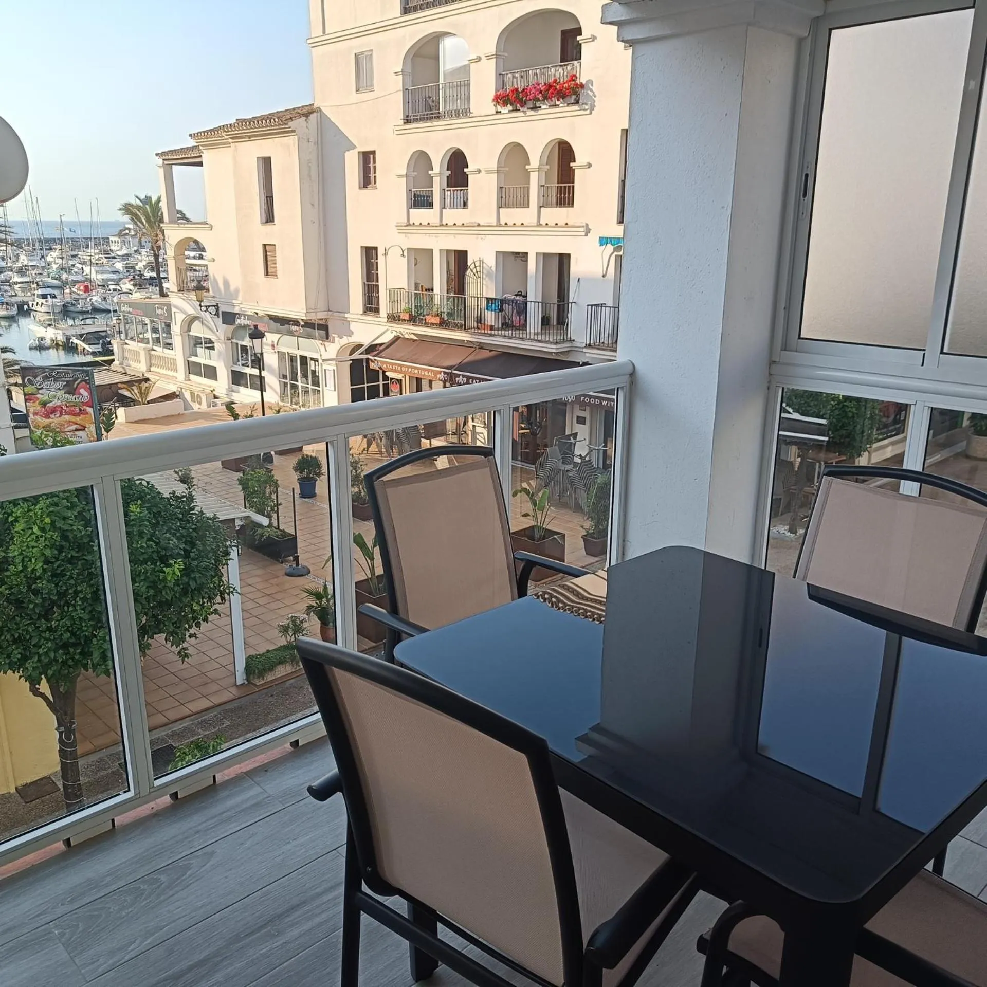Balcony/Terrace in Duquesa Harbour Club Aparthotel