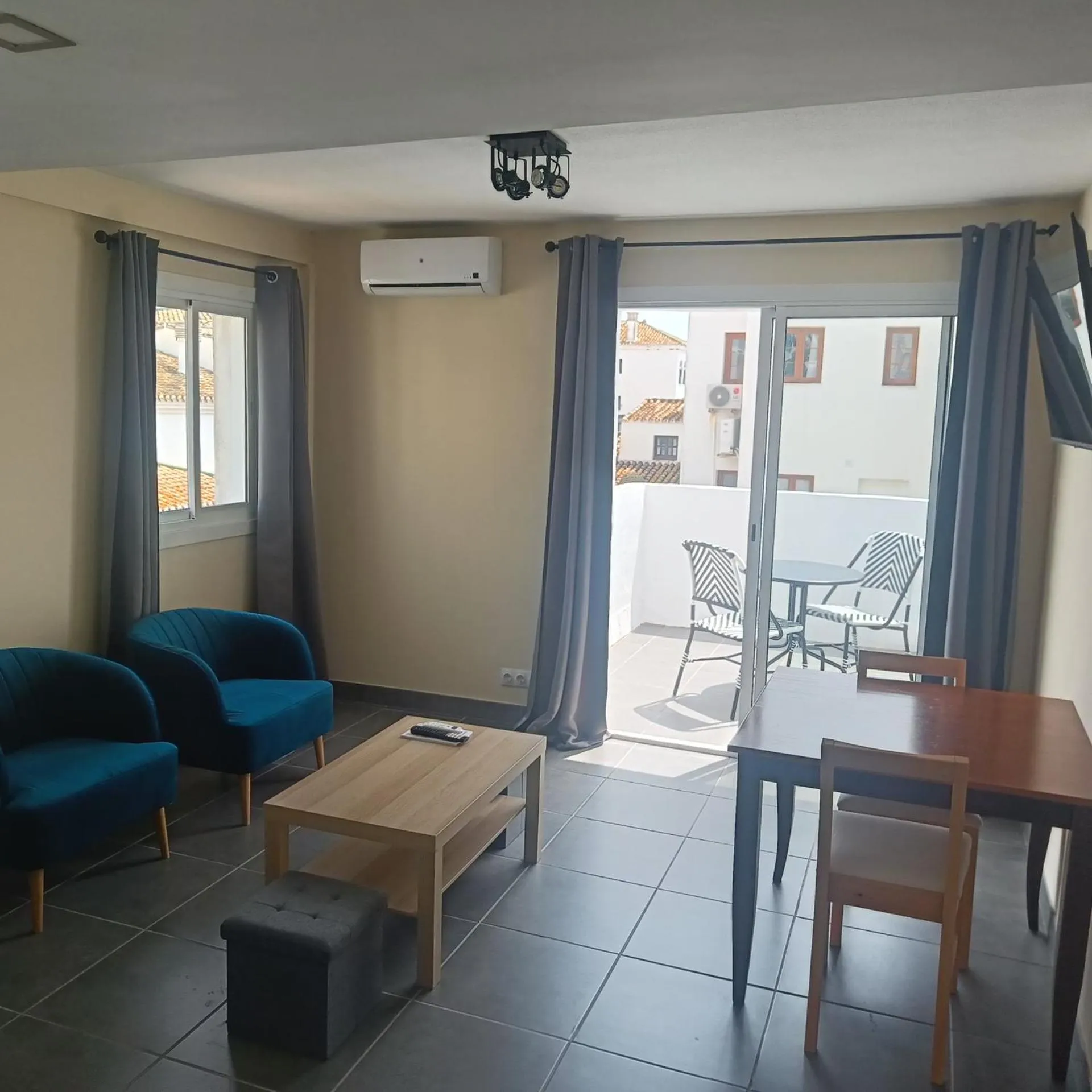 Living room in Duquesa Harbour Club Aparthotel