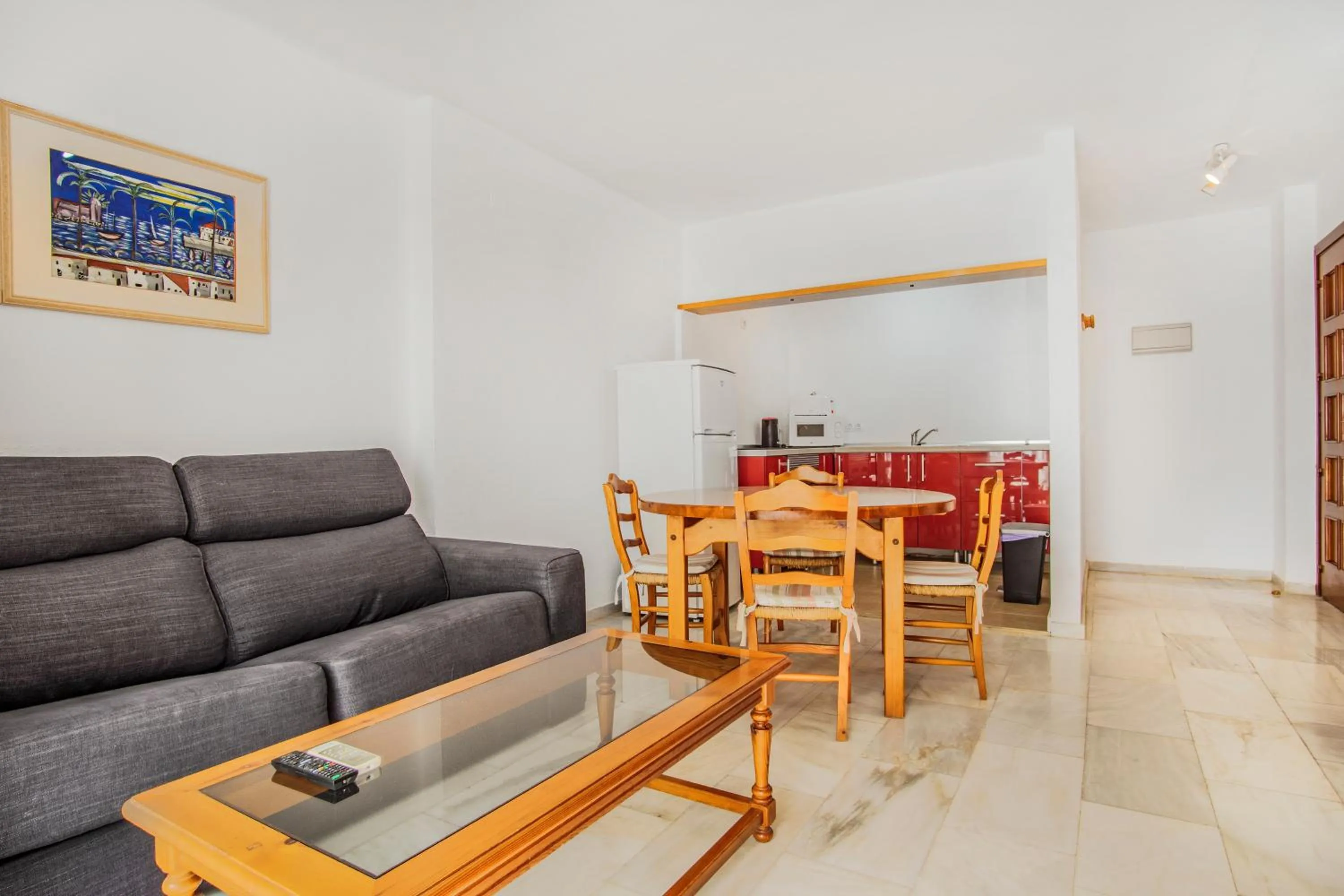 Living room in Duquesa Harbour Club Aparthotel