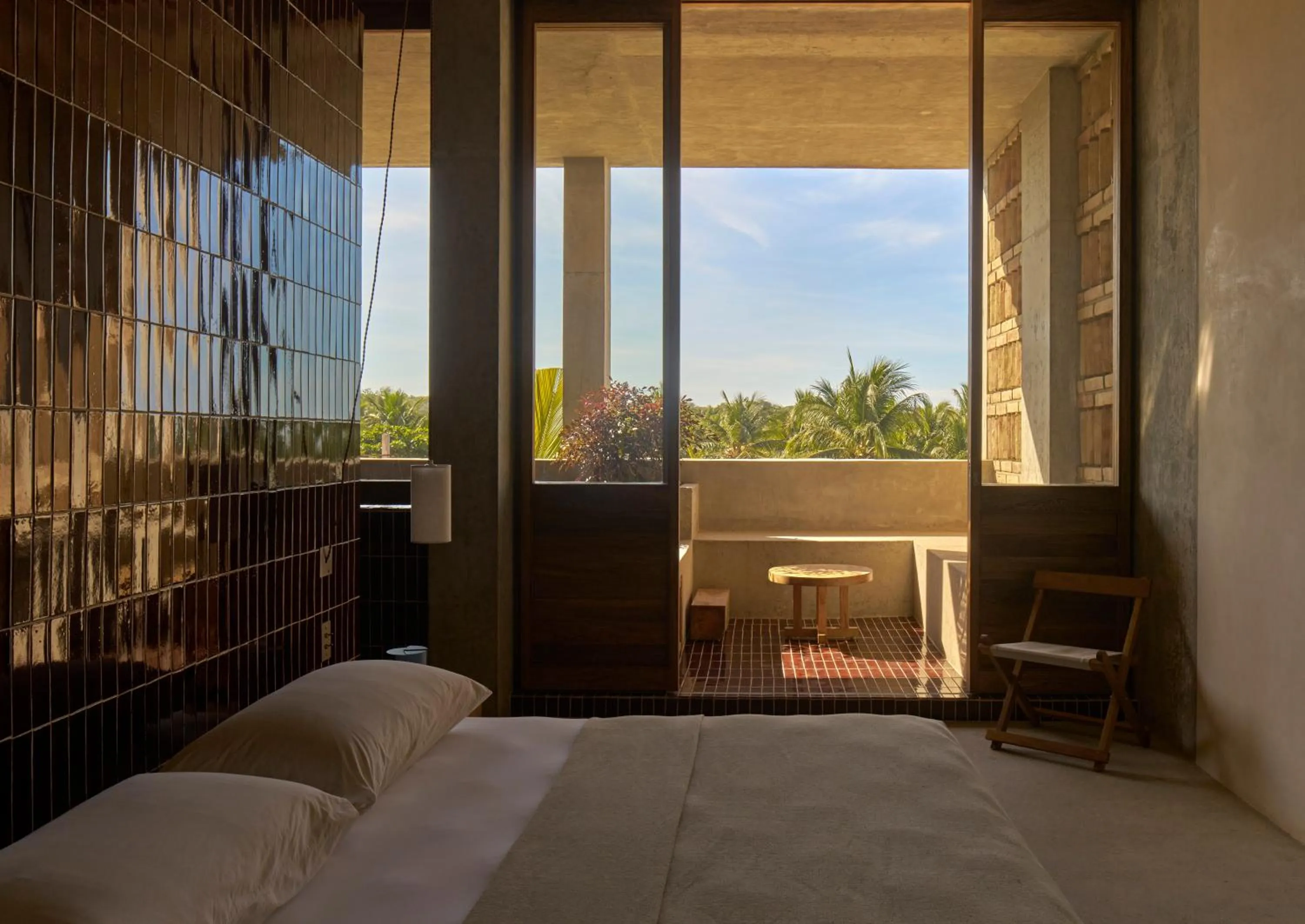 Bed in Hotel Humano, a Member of Design Hotels